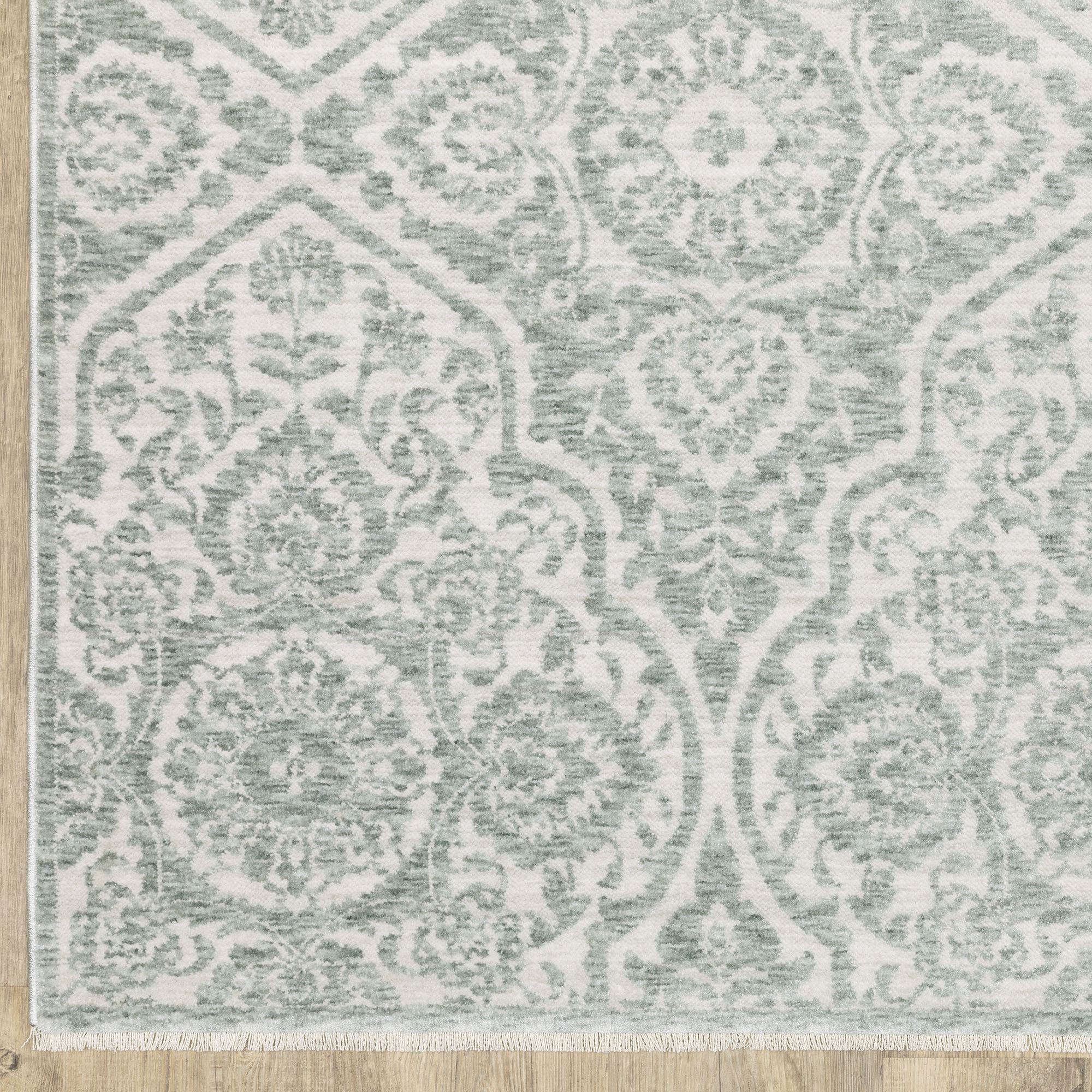 Fairview Spring Blue Rug Fairouz Rug Runner Sterling Blue 2'3