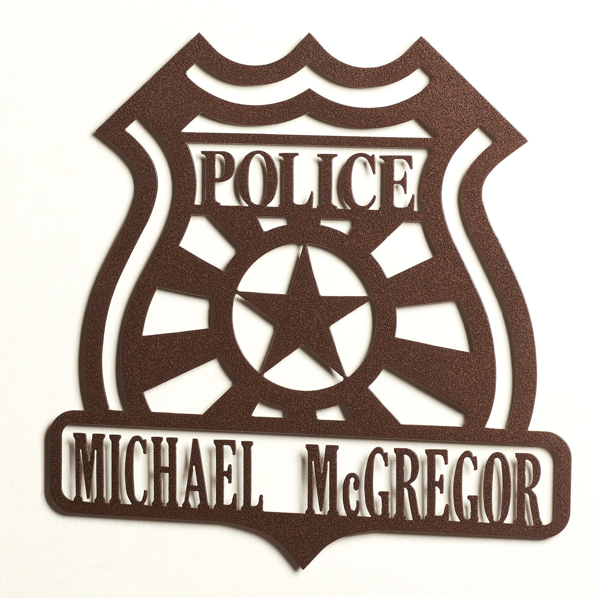 Police Officer Badge Law Enforcement Professional Personalized Metal Police officer badge law enforcement professional personalized metal