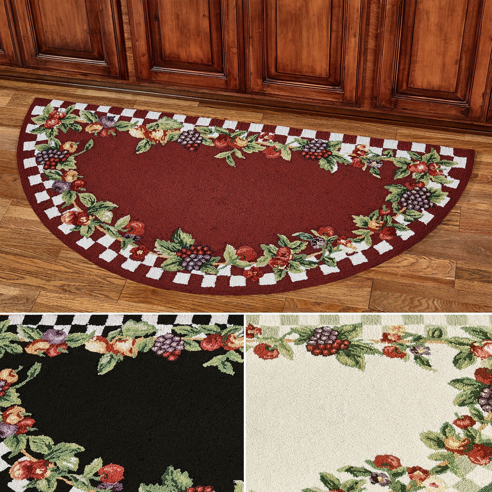 Slice Rugs Sonoma Hand Hooked Fruit Slice Rug