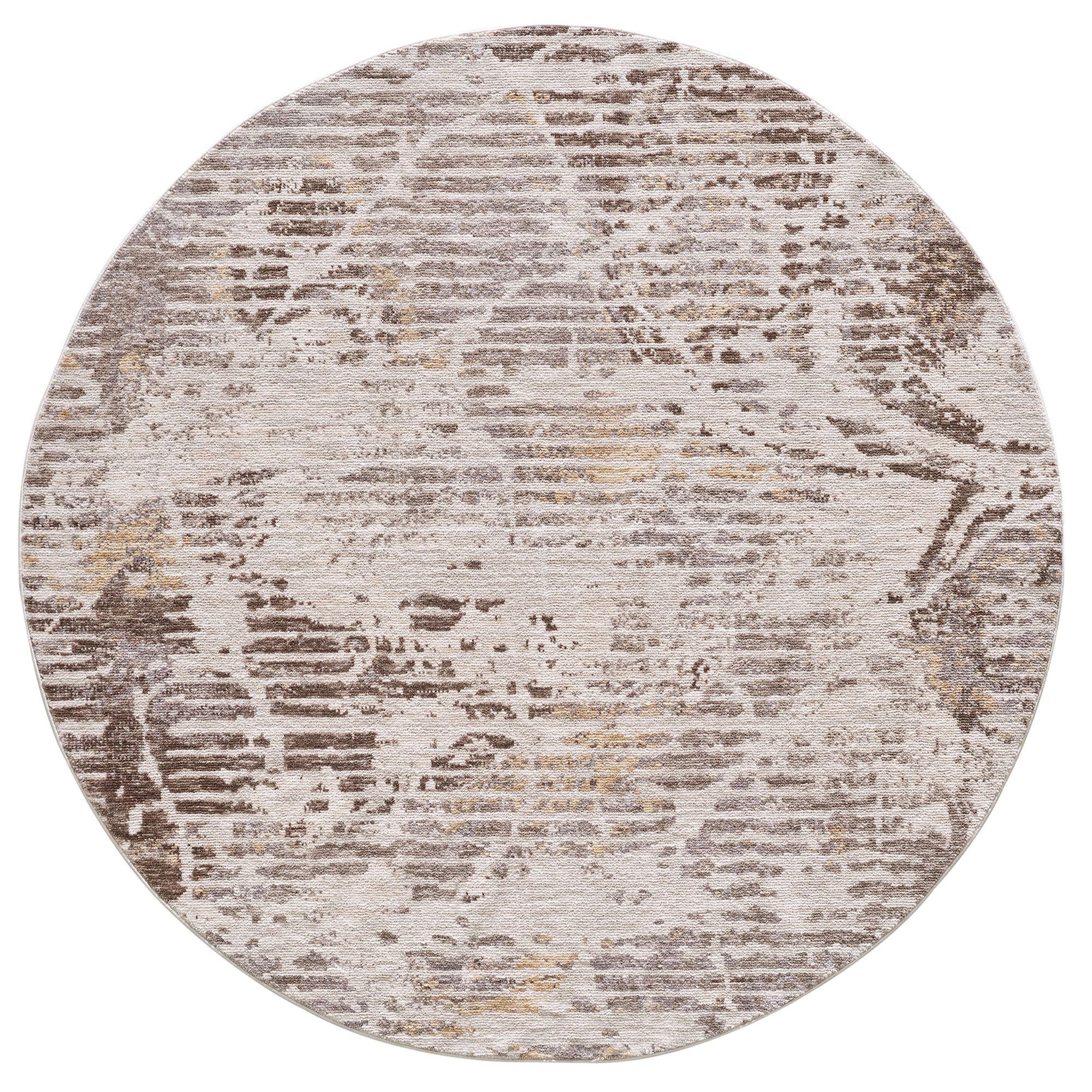 Oakhill Round Rug Multi Earth 7'10