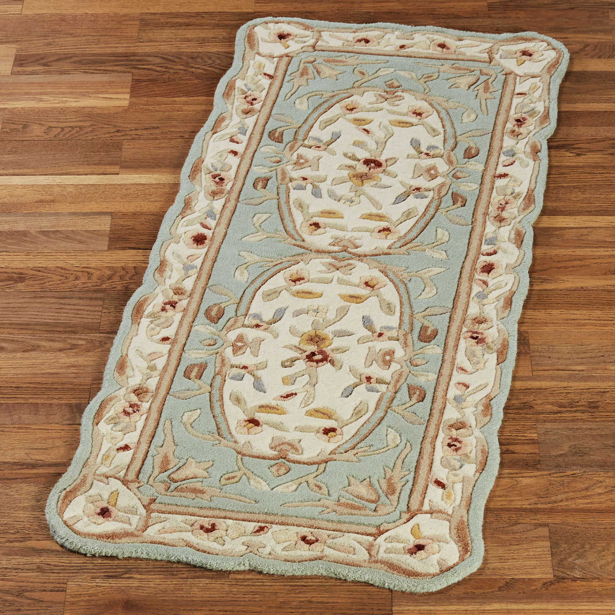 Rose Aubusson Rug Runner 2 x 5