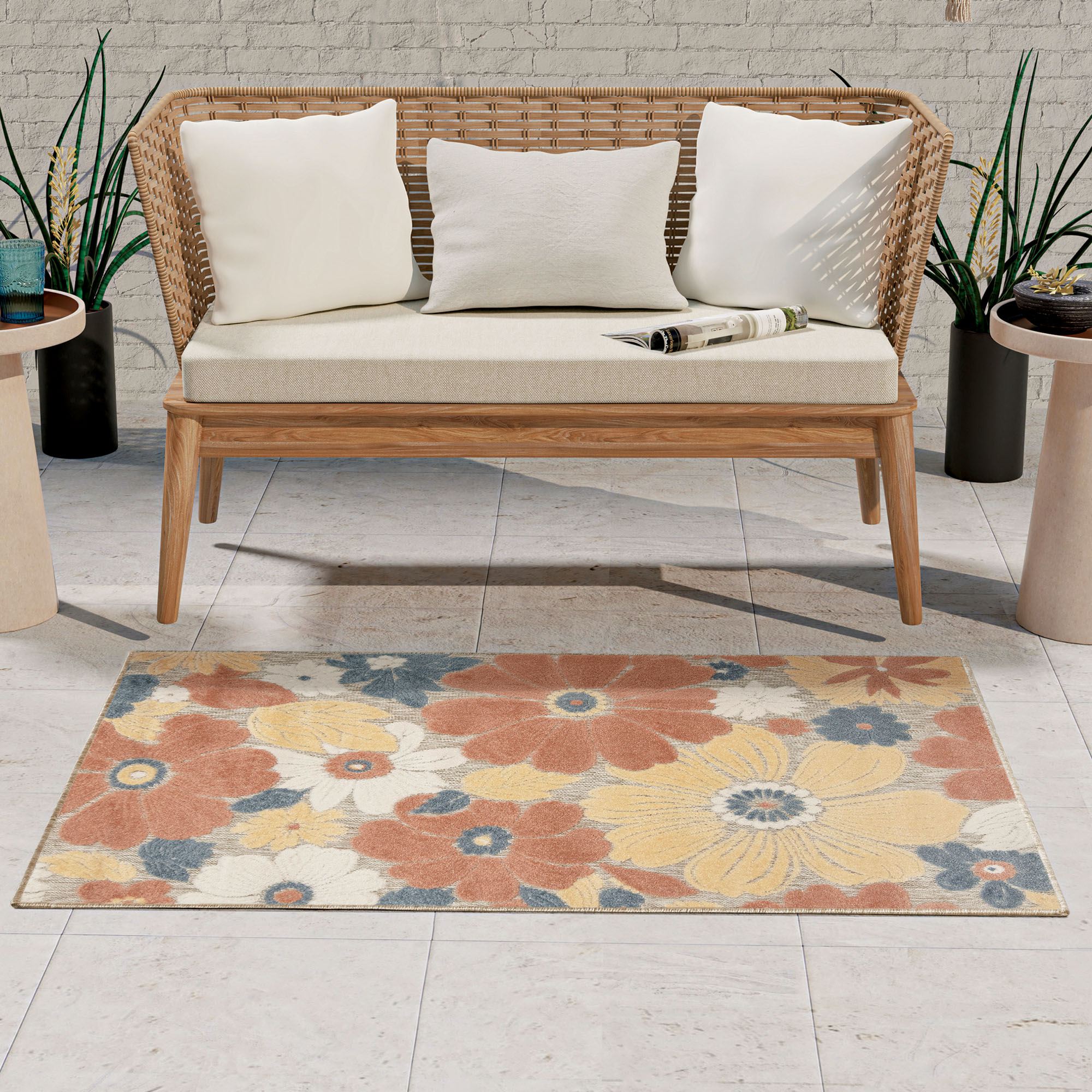 Rectangle Rug Uae Juliet Rectangle Rug Multi Pastel 2'8