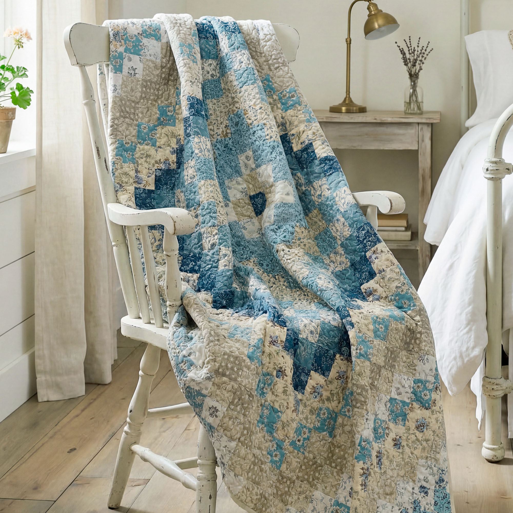 Blue Diamond Throw Blanket 50 x 62