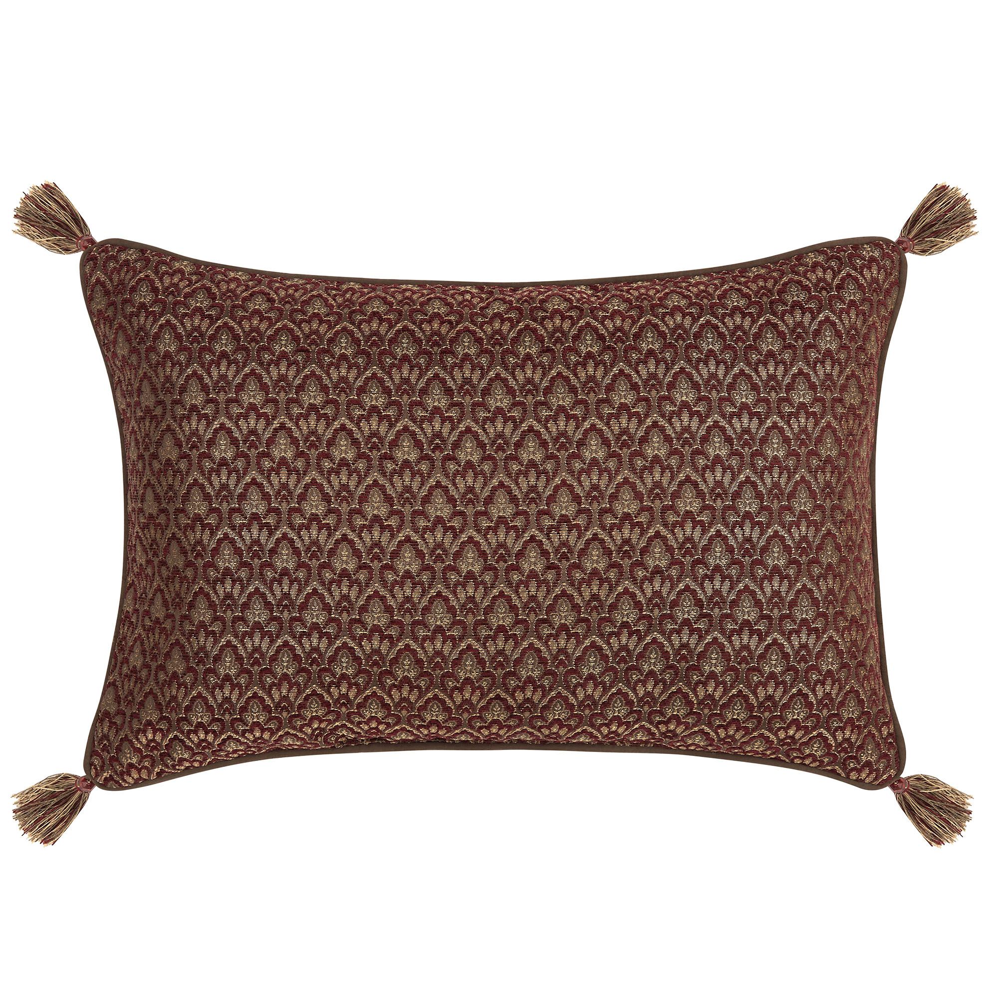 Odette Tasseled Rectangle Pillow Multi Warm