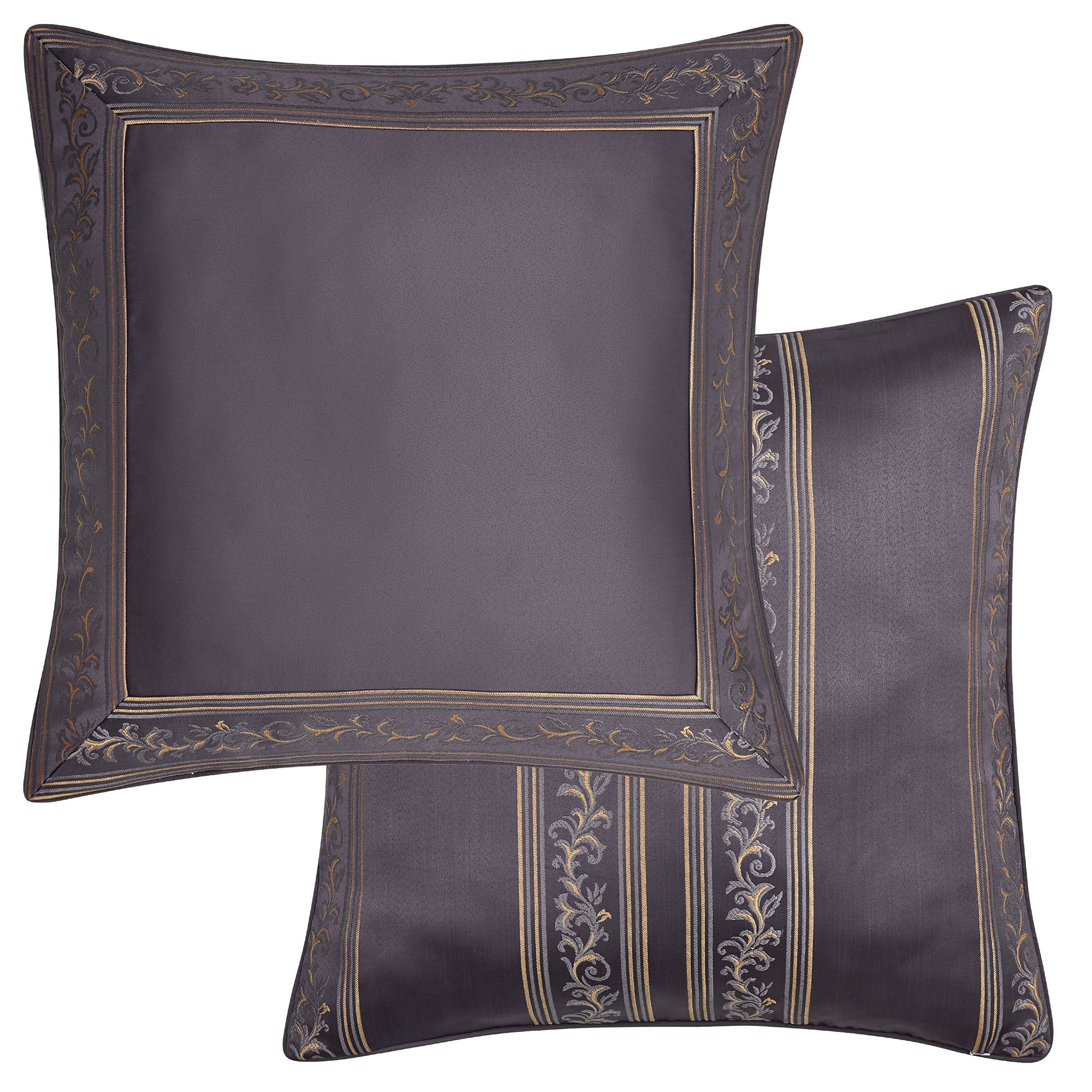 Manchester Reversible Piped European Sham Grape