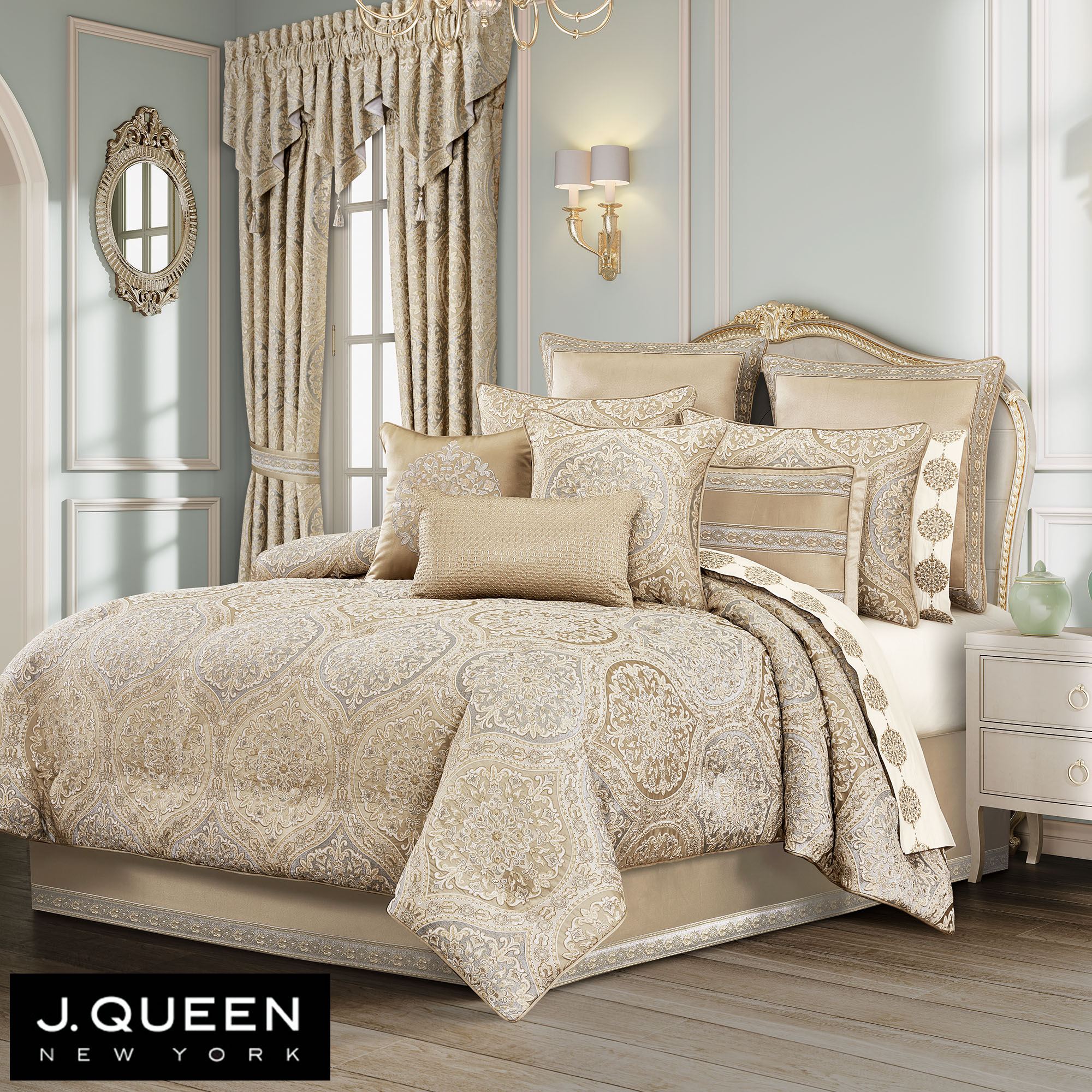 Romero Comforter Set Almond