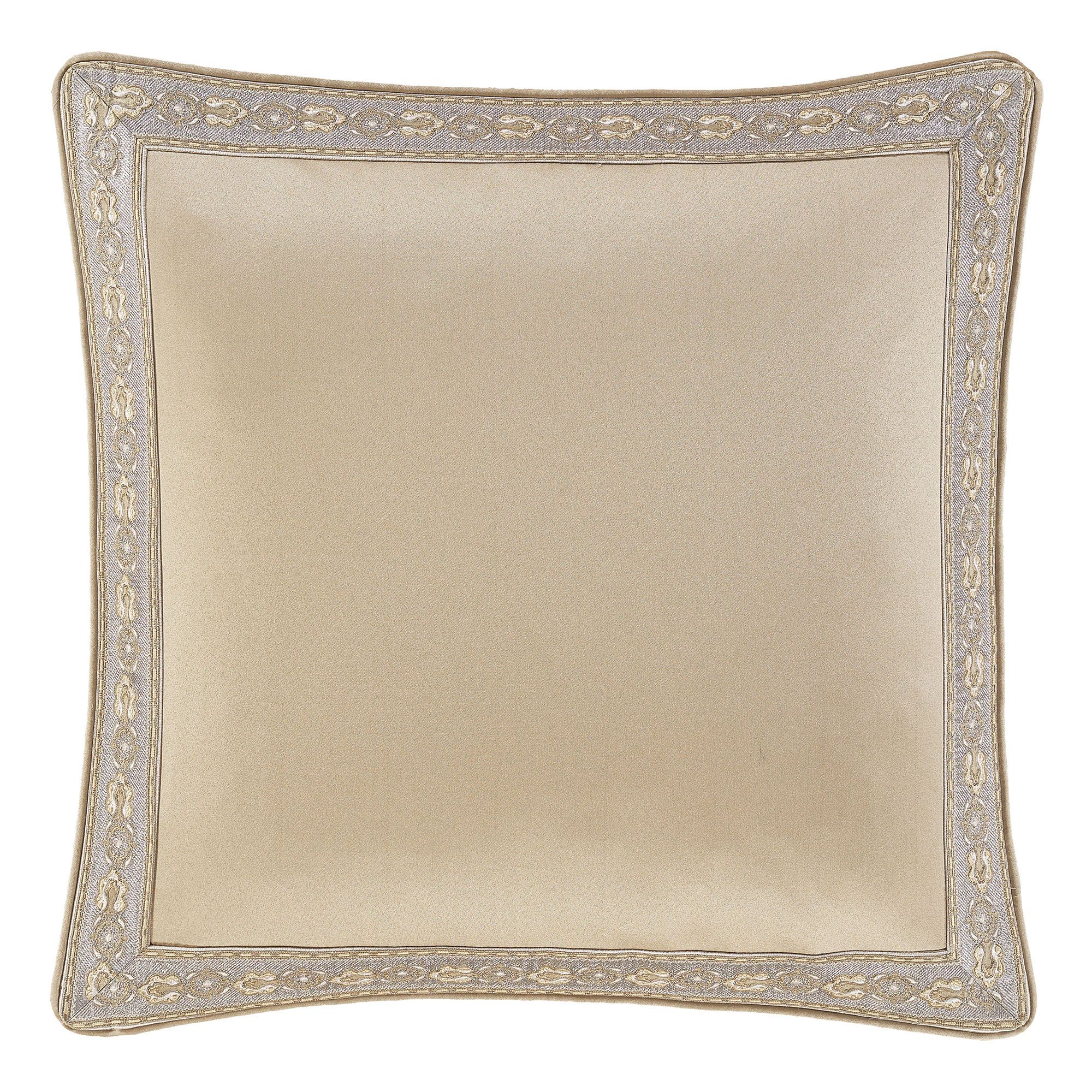 Romero Piped European Sham Only Almond