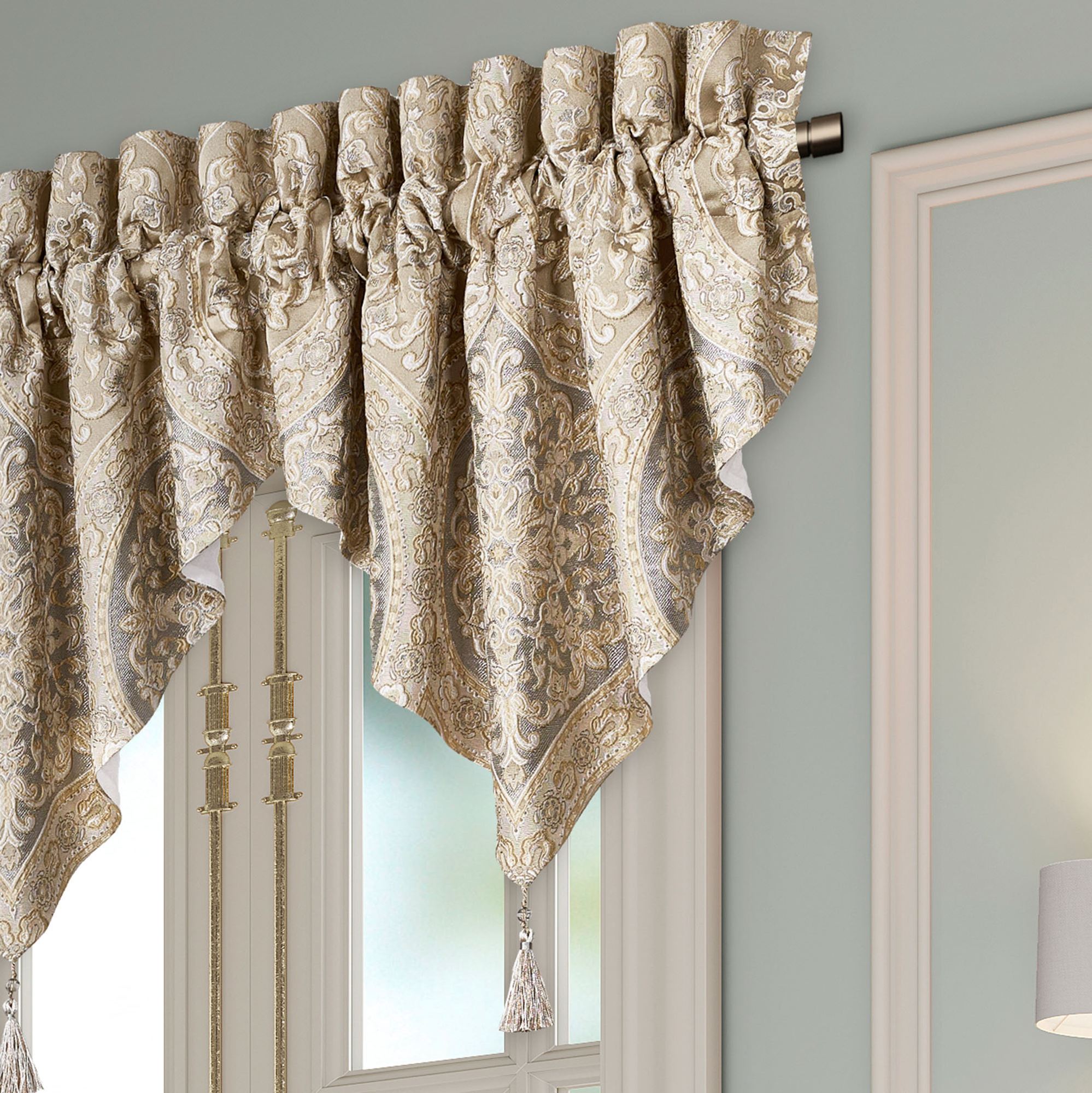 Romero Ascot Valance Almond 40 x 21