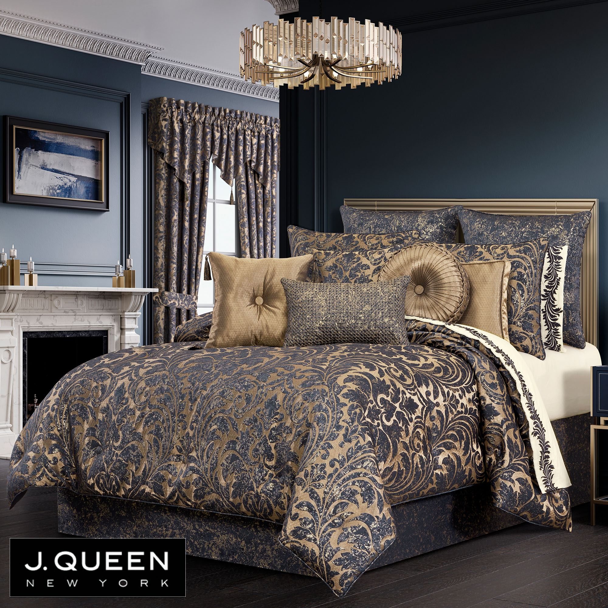 Glimmerstone Comforter Set Indigo