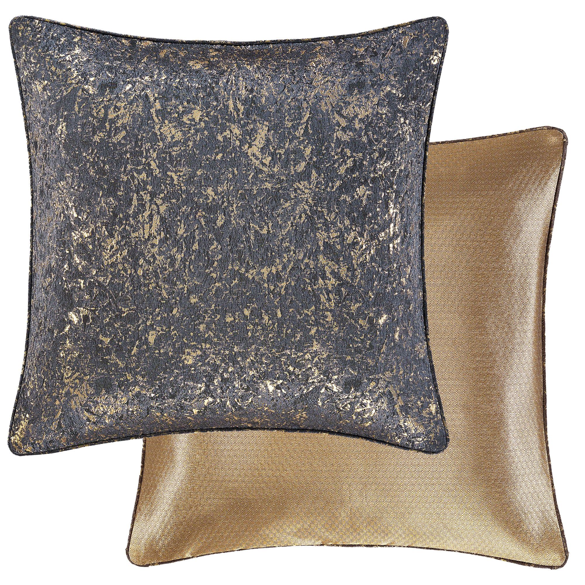 Glimmerstone Reversible Piped European Sham Only Indigo