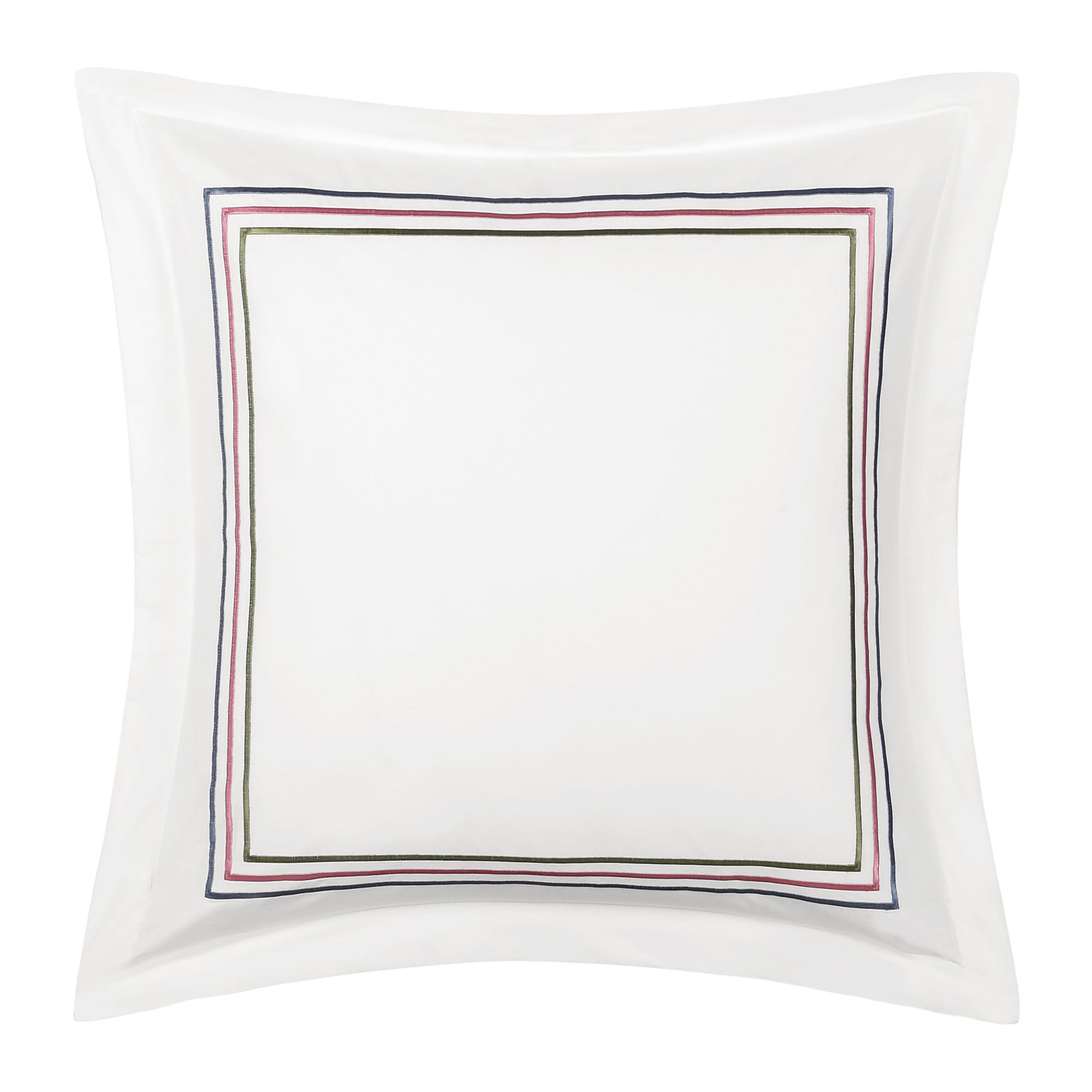 Savannah Embroidered European Sham Only White