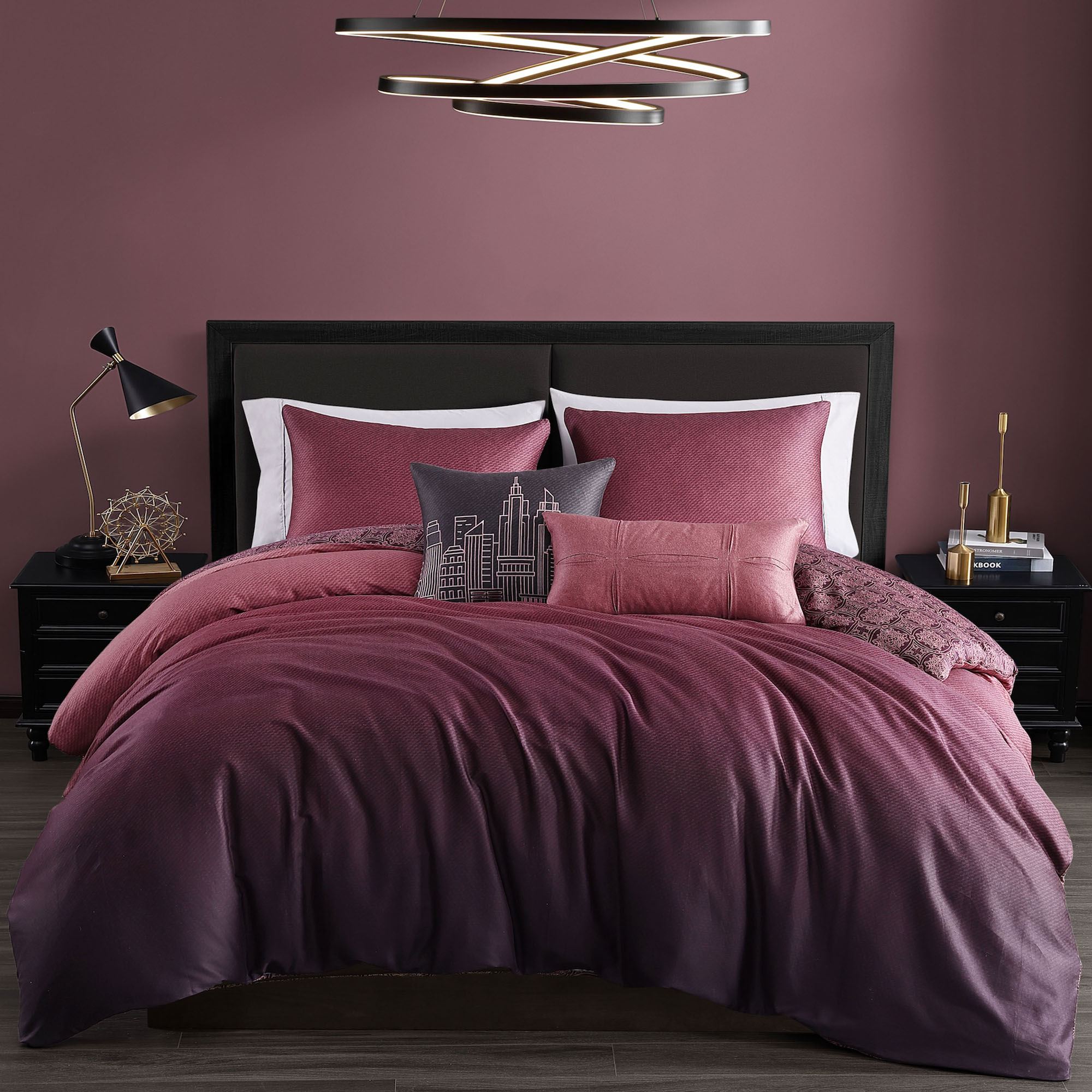 Mauve Dreams Comforter Bed Set