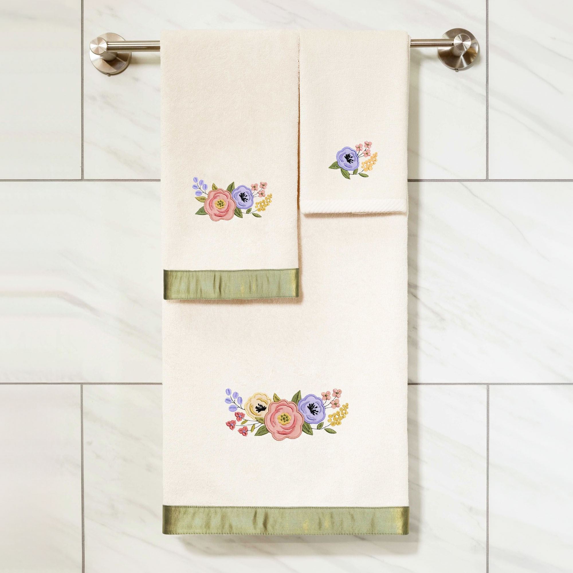 Verano Bath Towel Set Bath Hand Fingertip