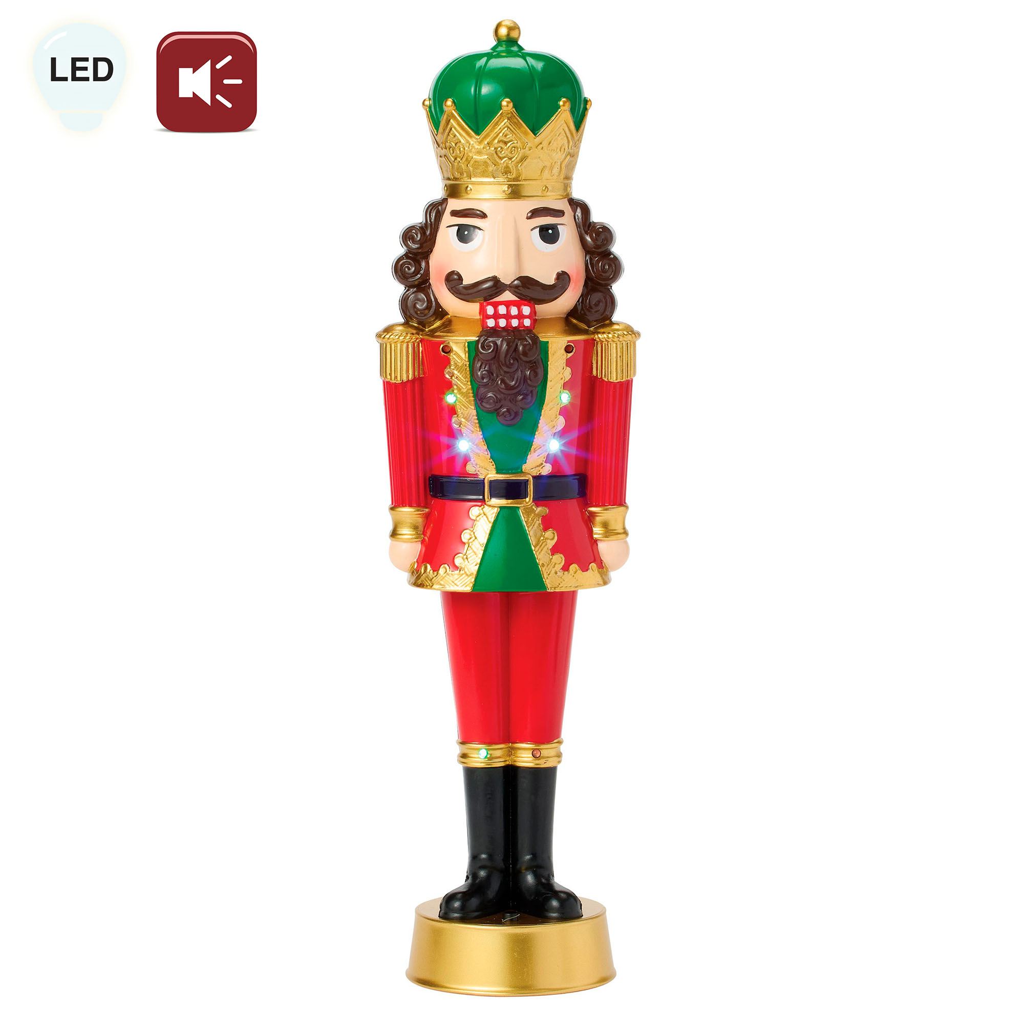 Royale Musical Nutcracker Figure Red/Green