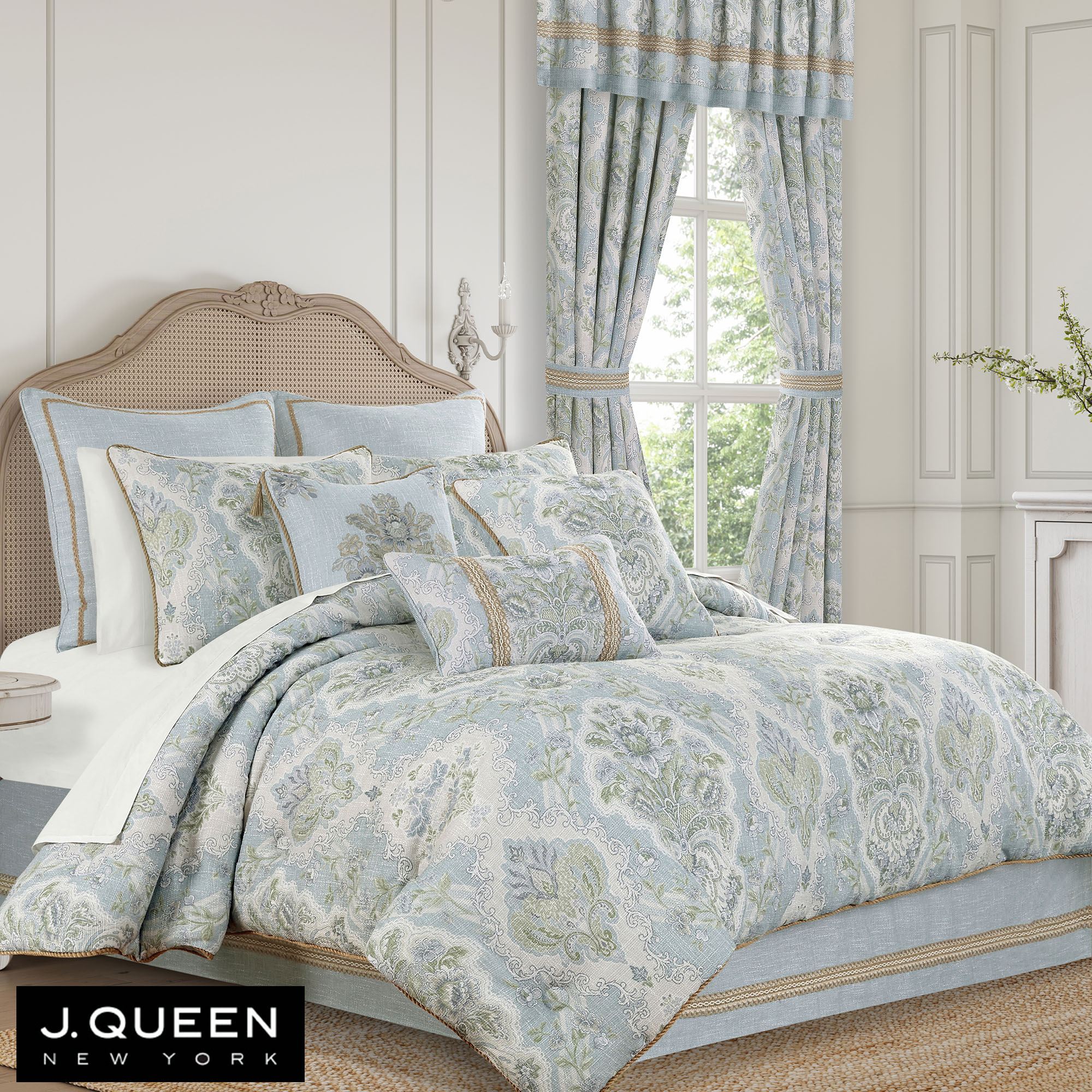 Pasadena Comforter Set Blue
