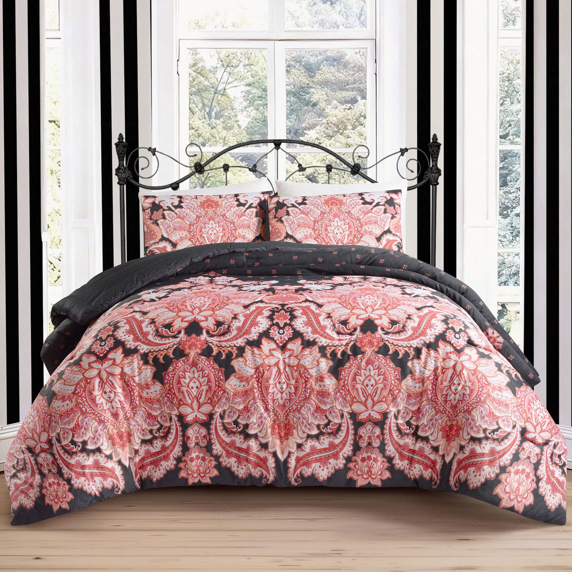 Rhapsody Vintage Mini Comforter Set Black