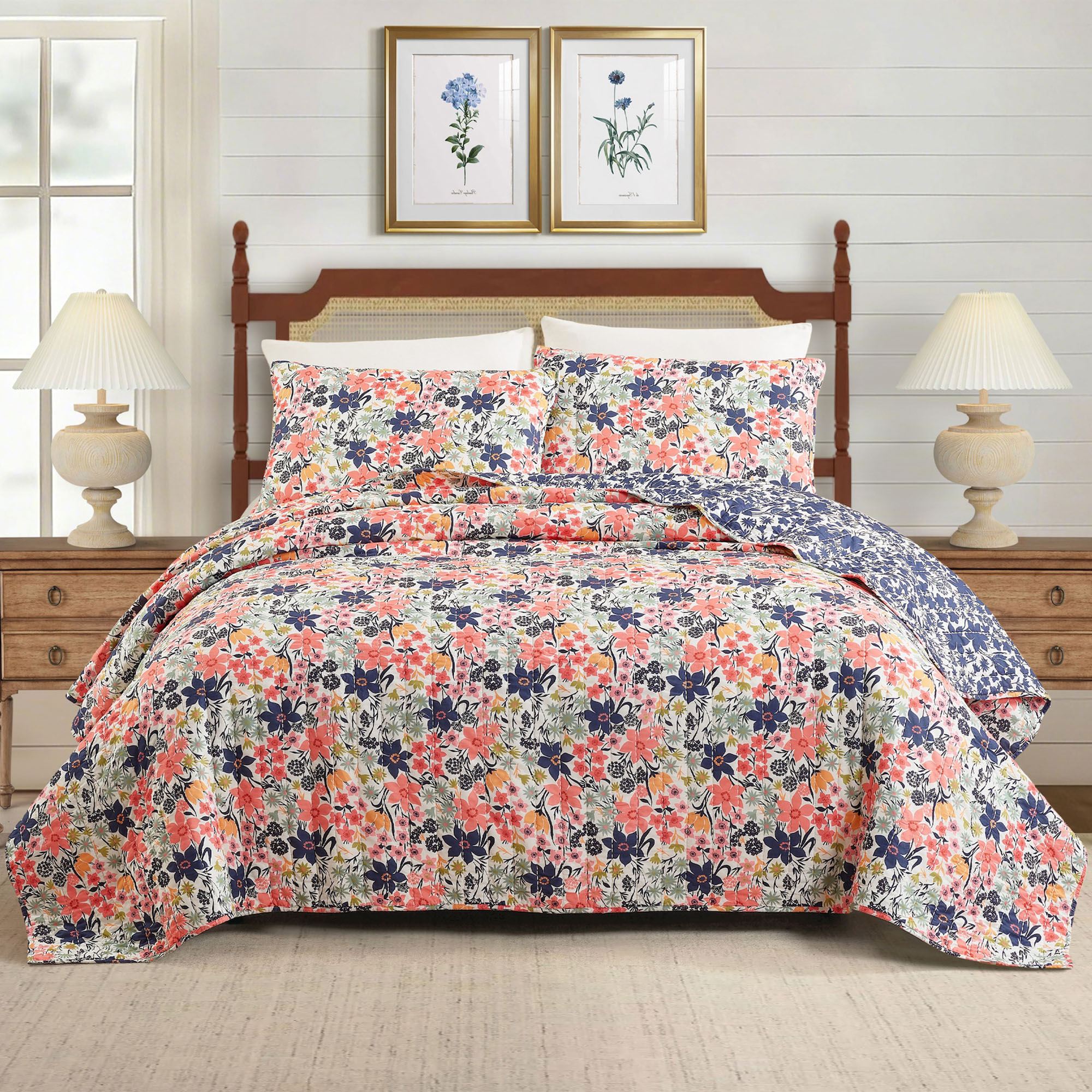 Marsh Hens Mini Quilt Set Multi Bright