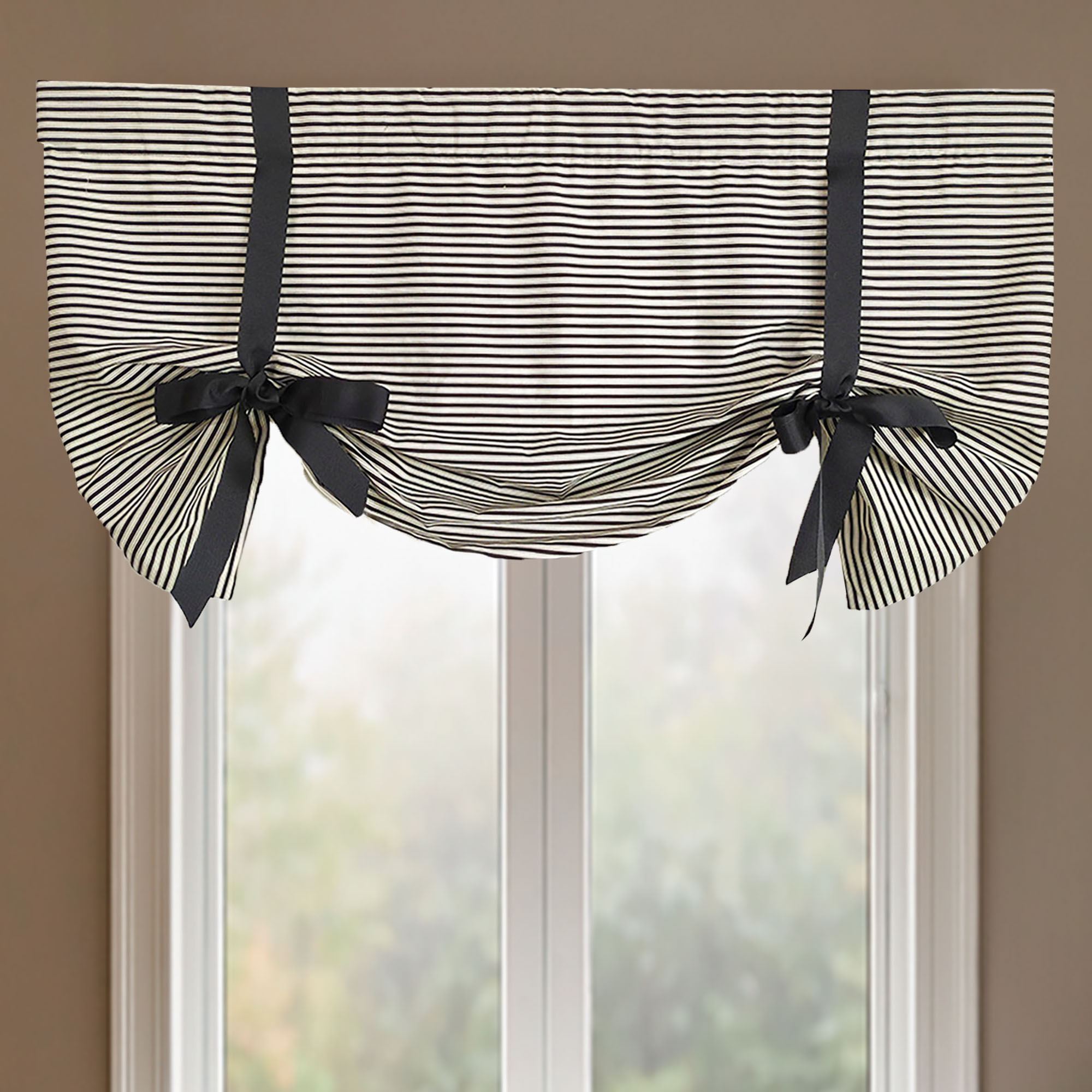Ashford Stripe Tie Up Valance 50 x 25