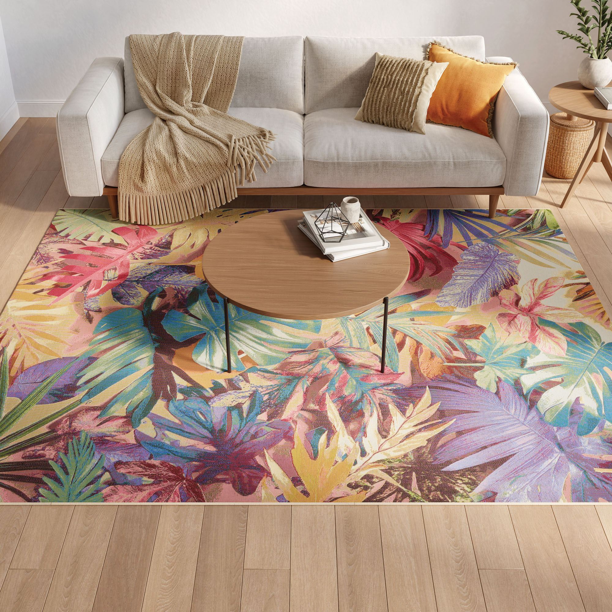 Kailea Rectangle Rug Multi Bright 53 x 73