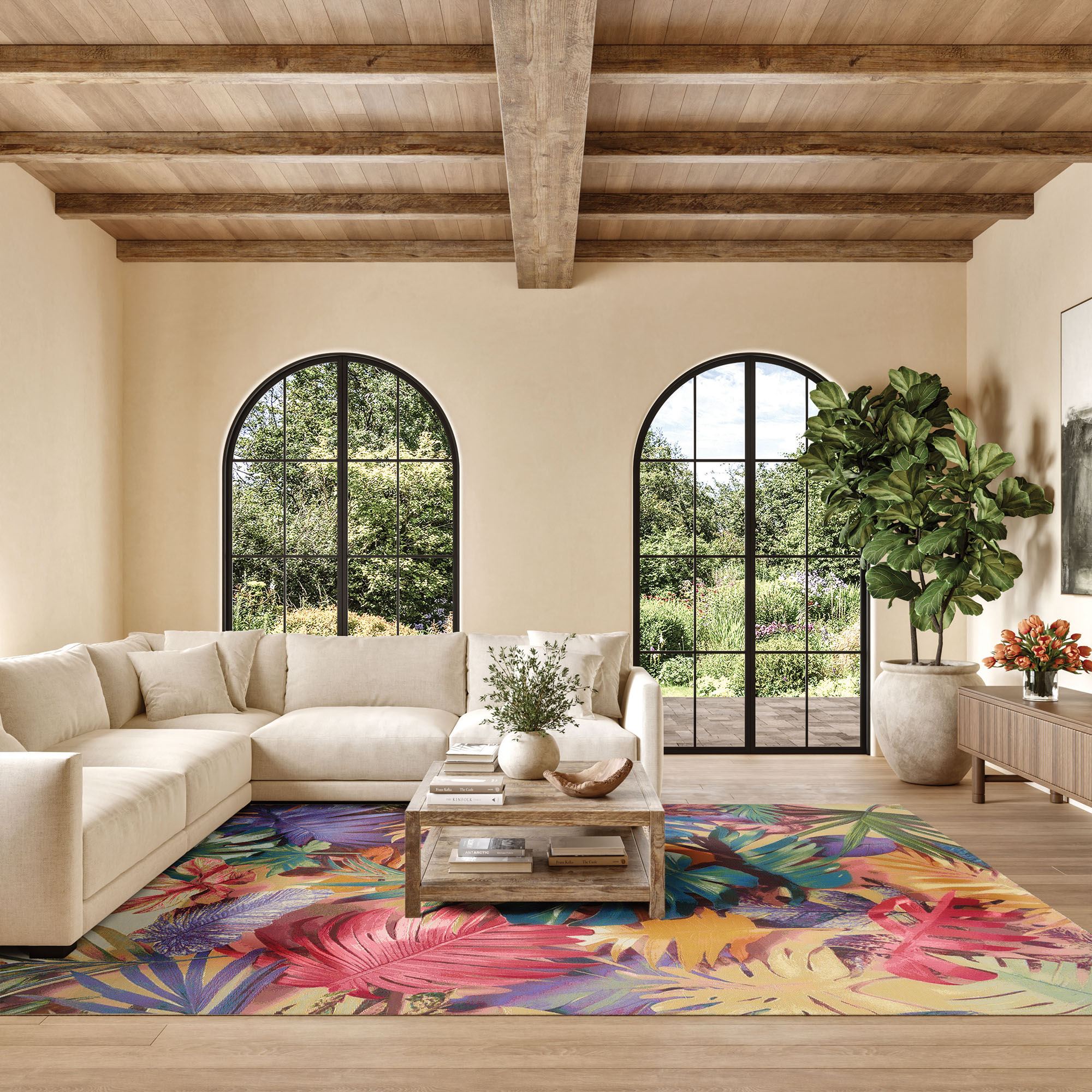 Kailea Rectangle Rug Multi Bright 710 x 910