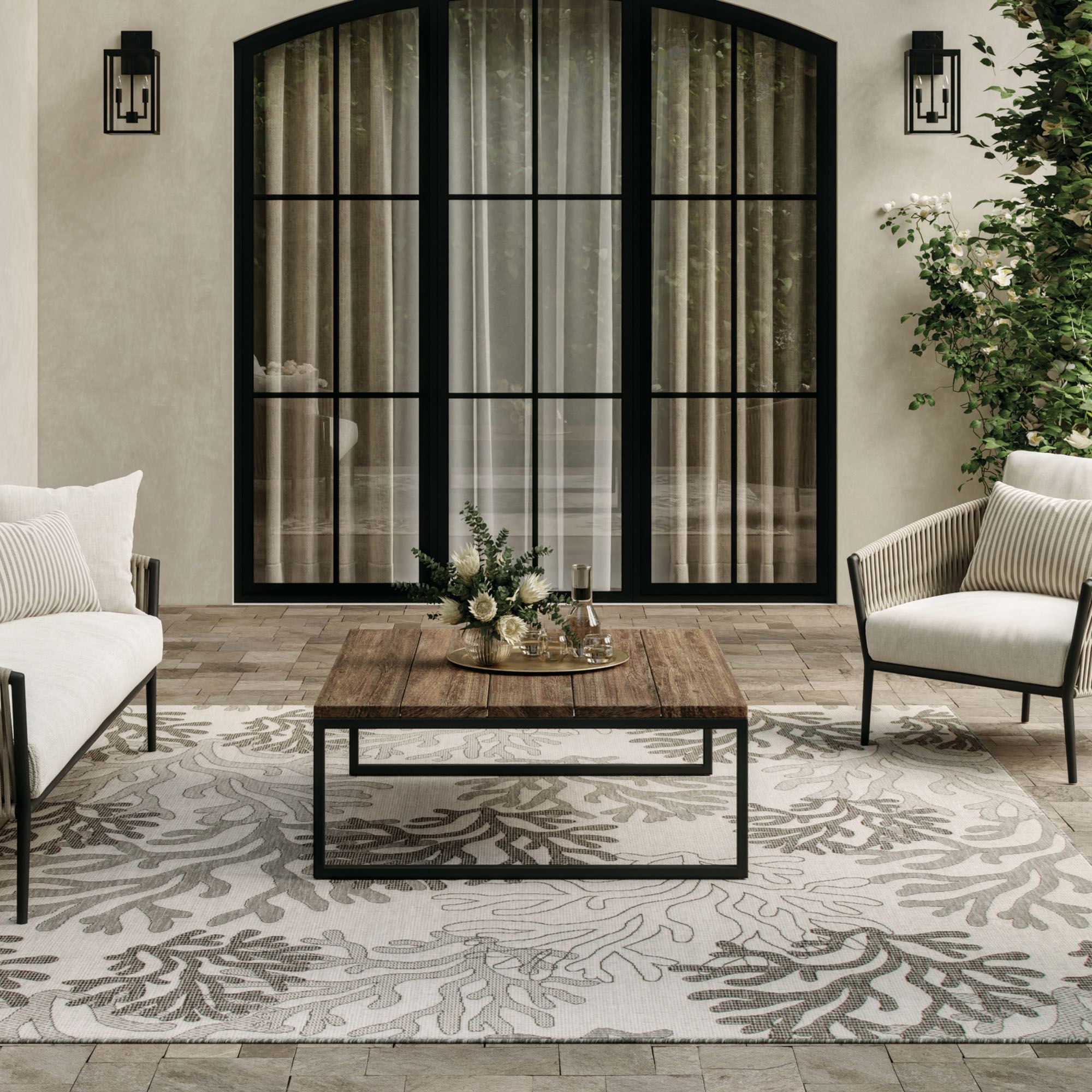 Coral Shore Rectangle Rug 6 x 9