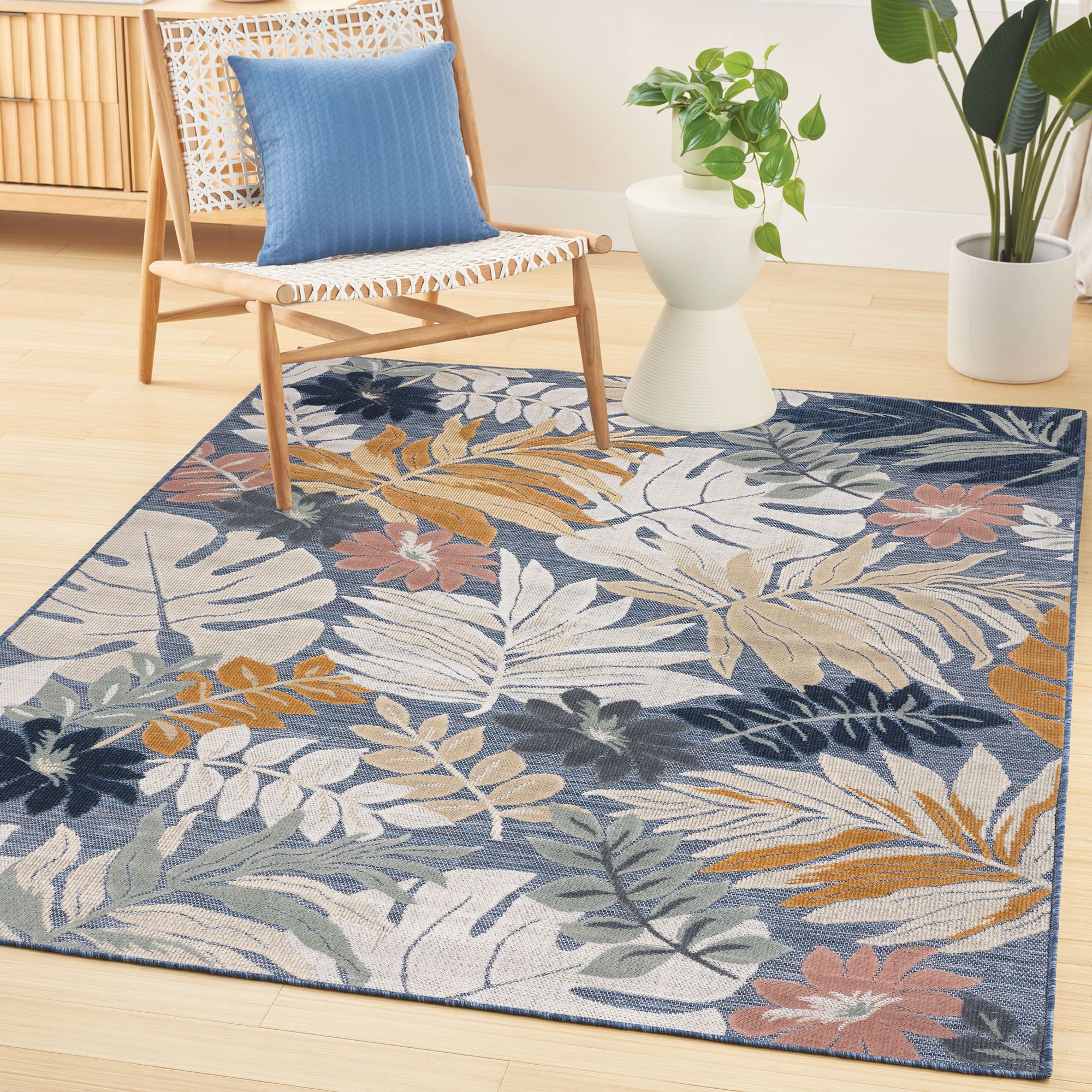 Hallie Rectangle Rug Denim 4 x 6