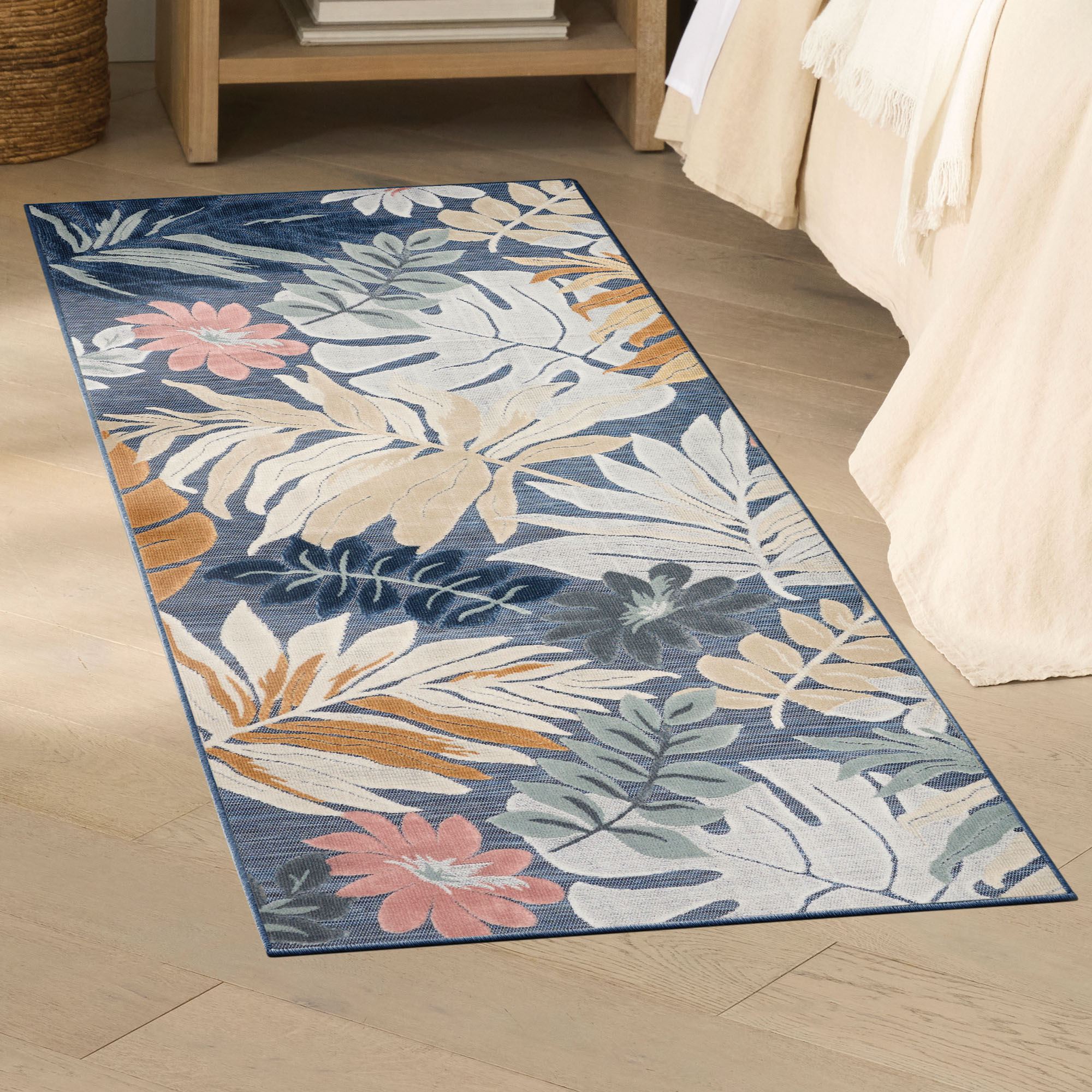 Hallie Rug Runner Denim 2 x 6