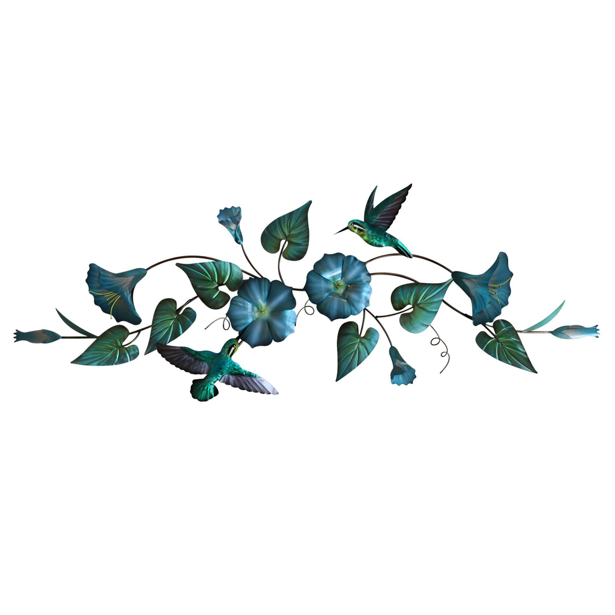 Morning Glories Horizontal Swag Wall Sculpture Multi Cool