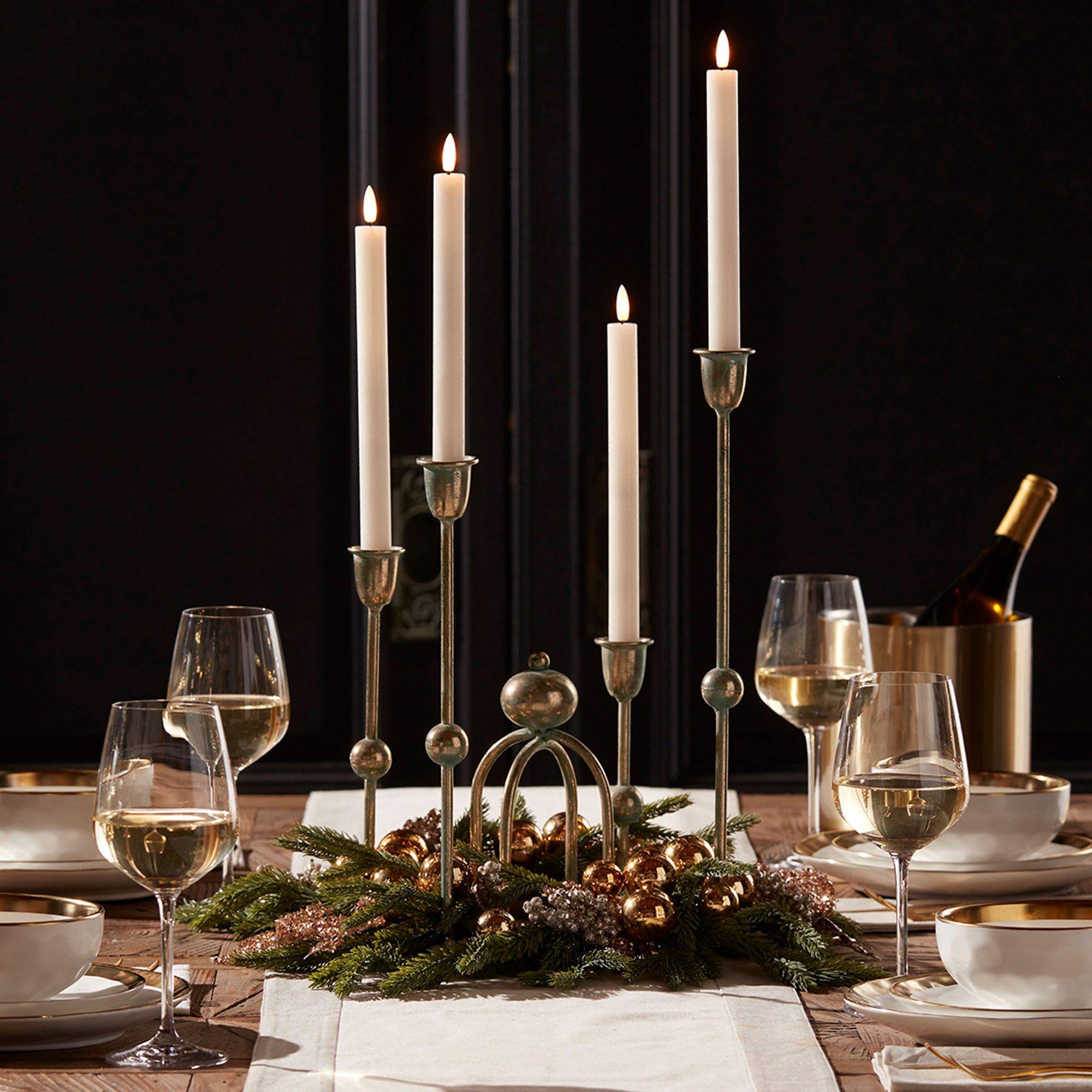 Langston Taper Candleholder Copper