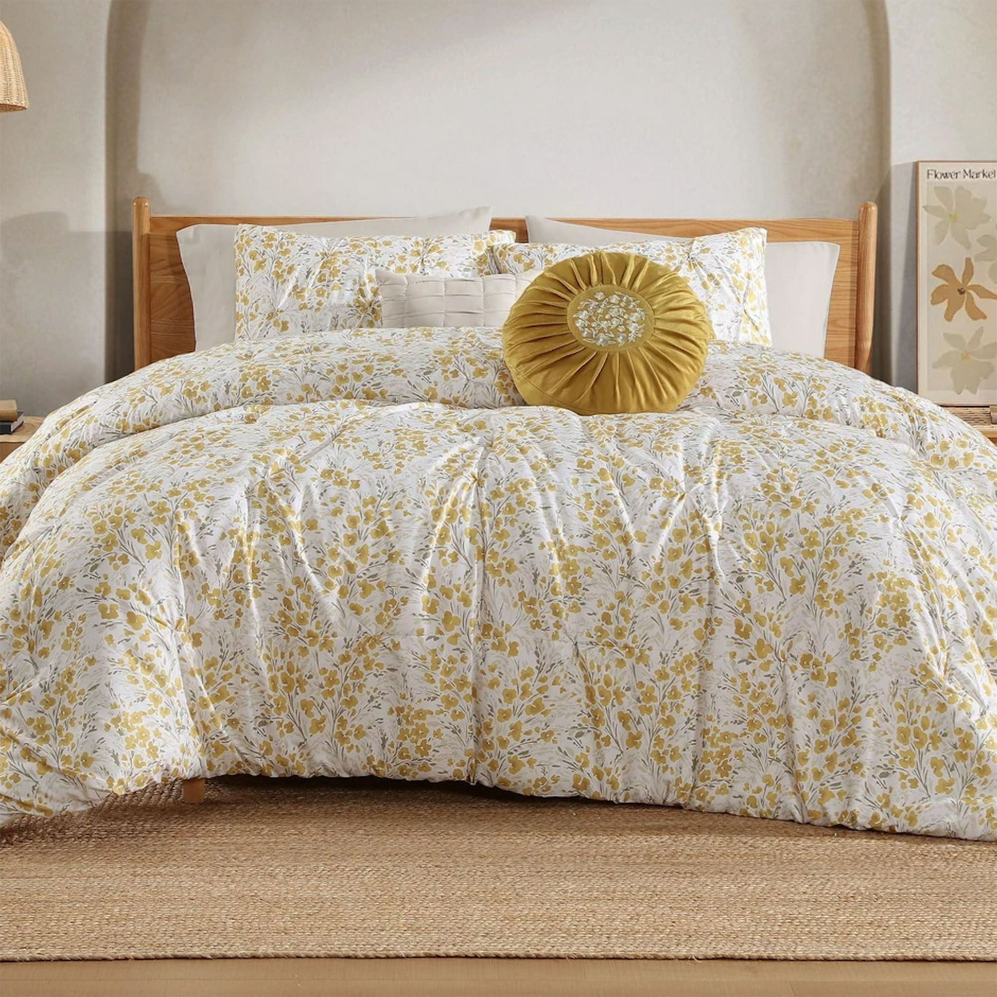 Selma Comforter Bed Set Golden Yellow