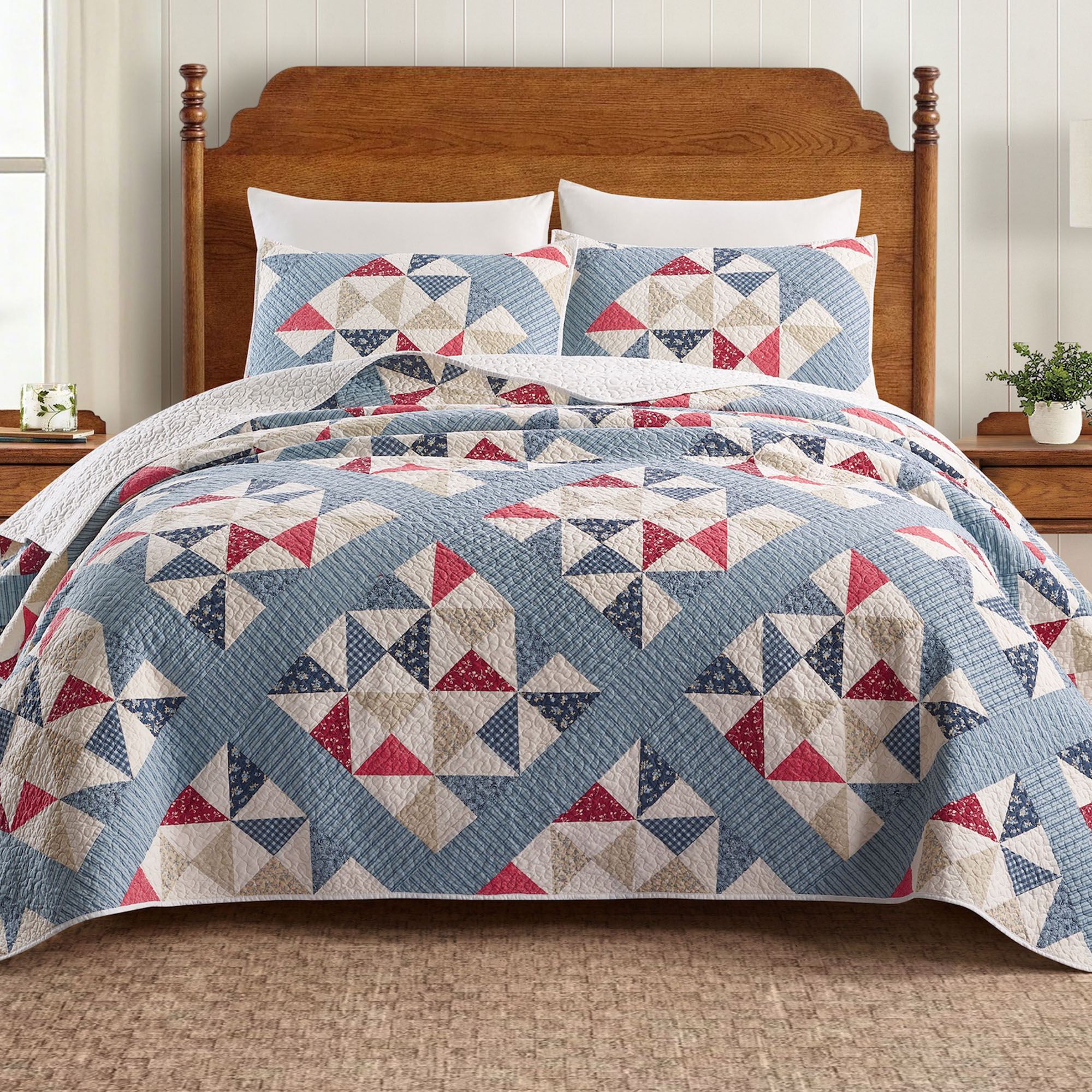 Heartland Mini Quilt Set Blue