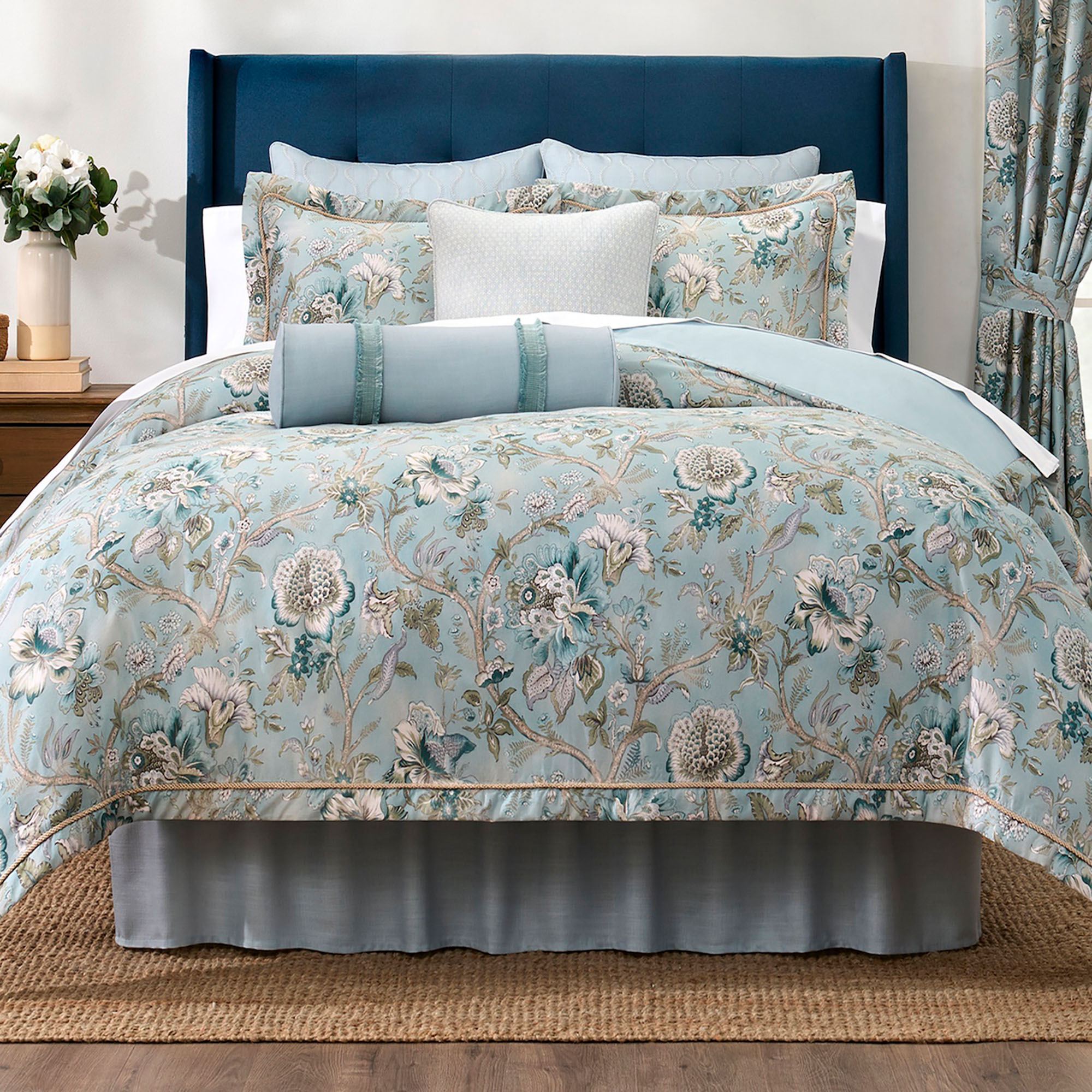 Josephine Comforter Set Blue