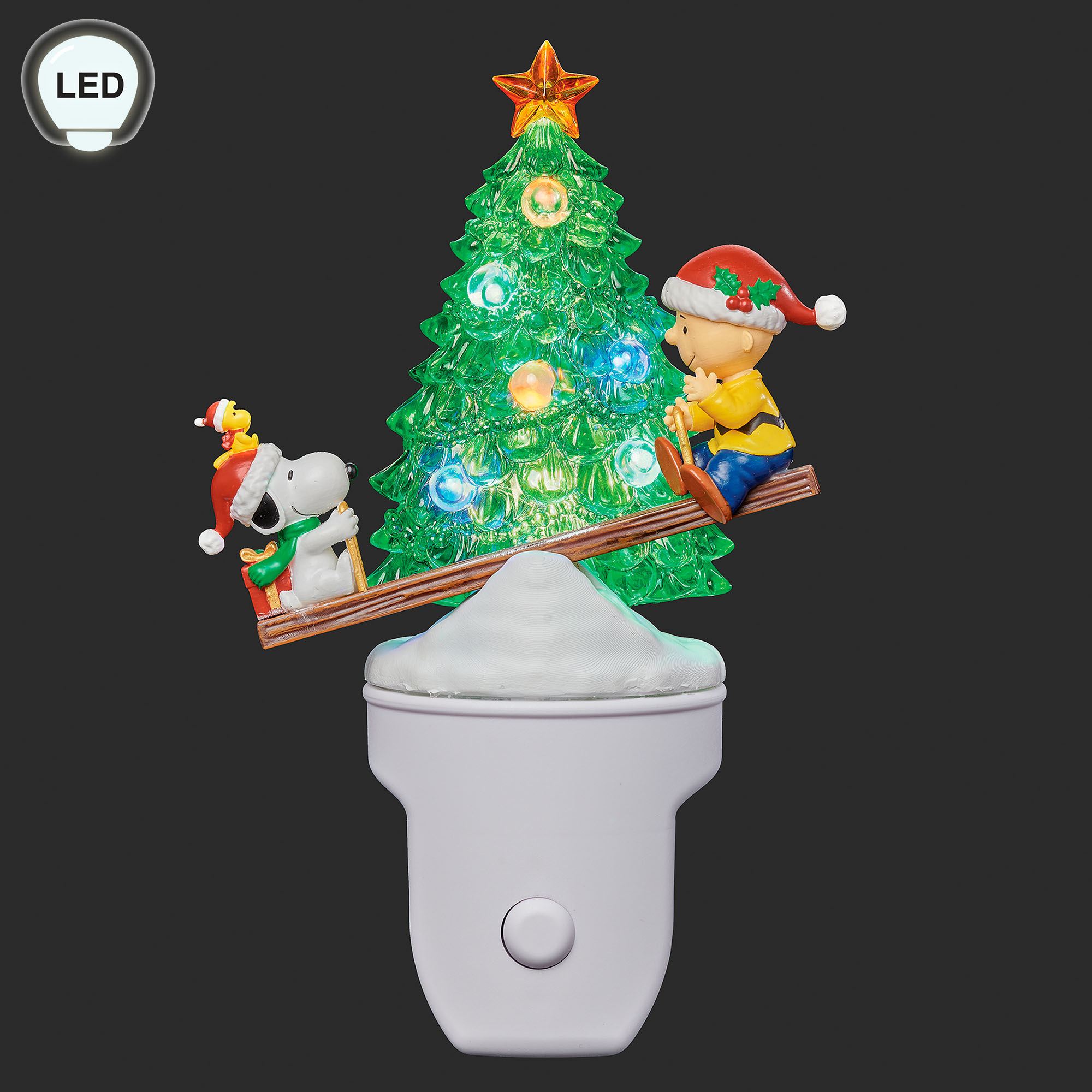 Peanuts Seesaw Nightlight Multi Warm