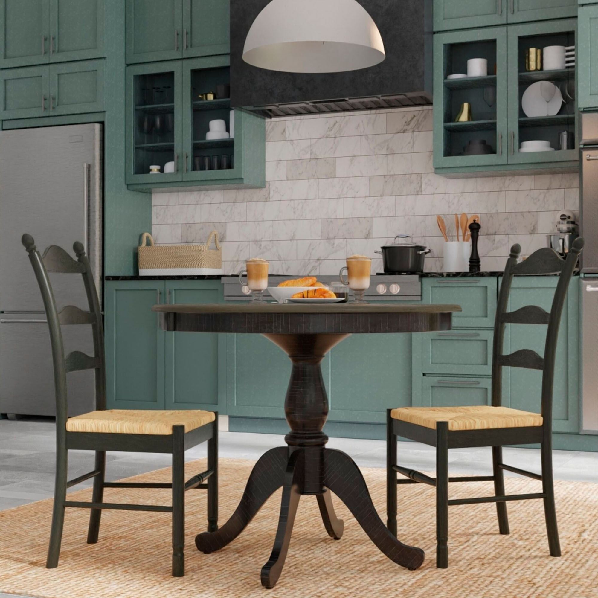 Fairview Dining Table Only Antique Black
