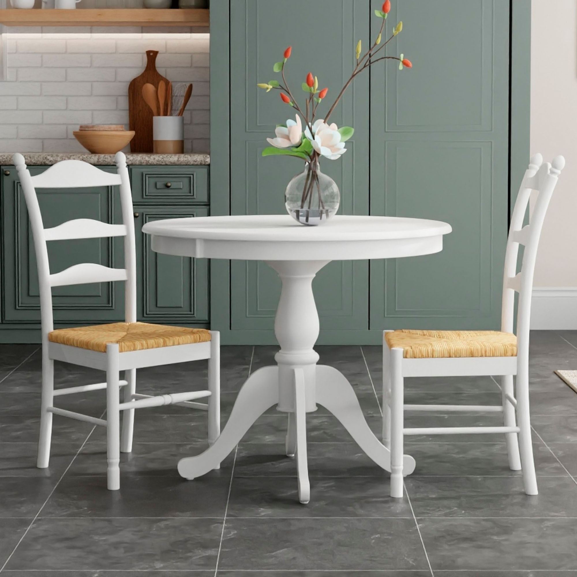 Fairview Dining Table Only Whitewash