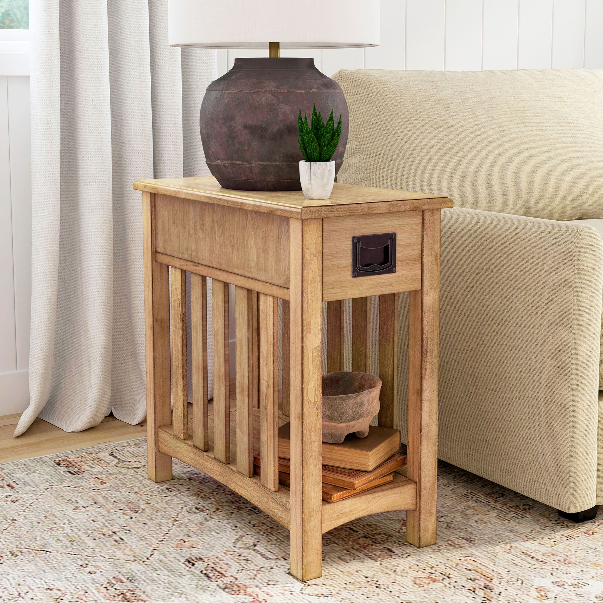 Larina Side Table Beige