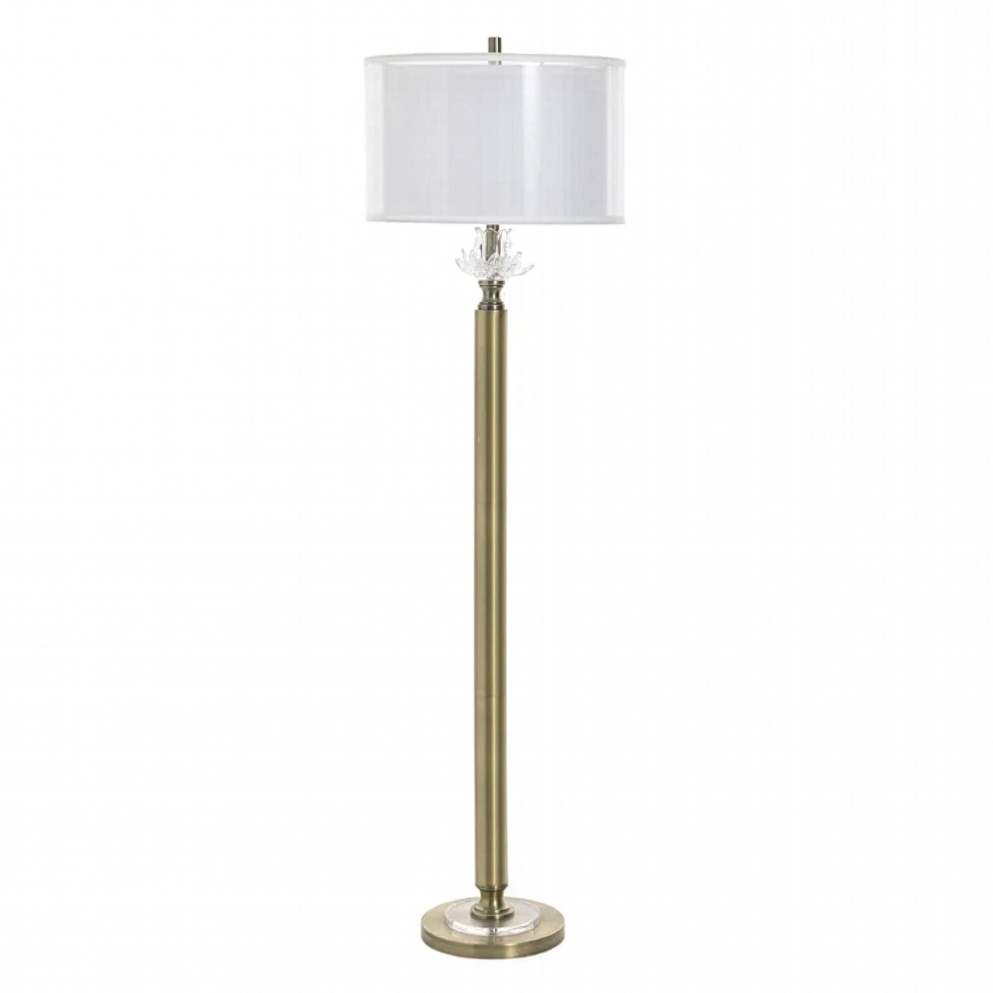 Hayla Floor Lamp Satin Gold