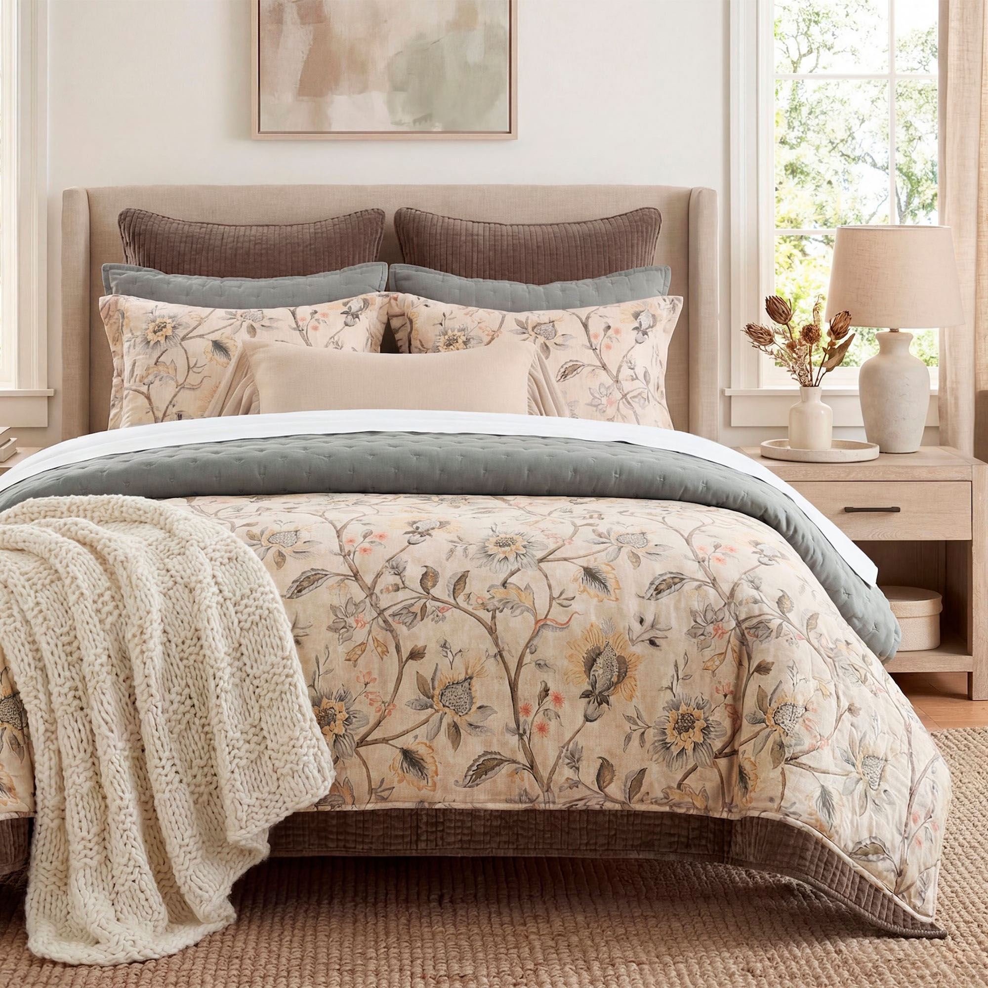 Penrose Comforter Set Multi Warm