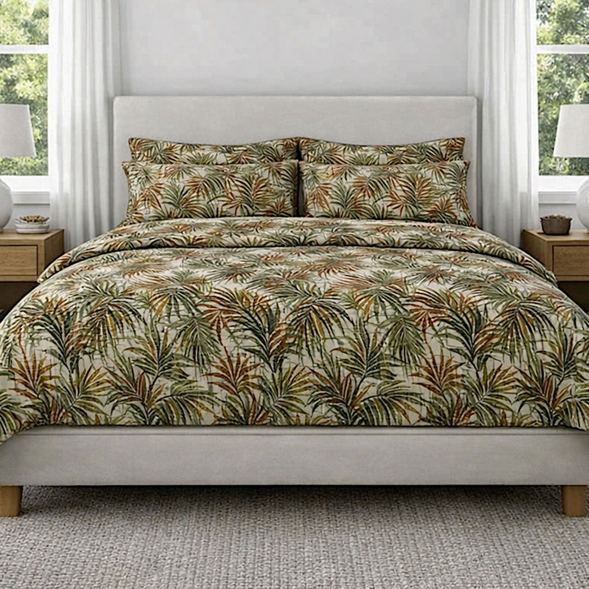 St Lucia Coverlet Multi Warm