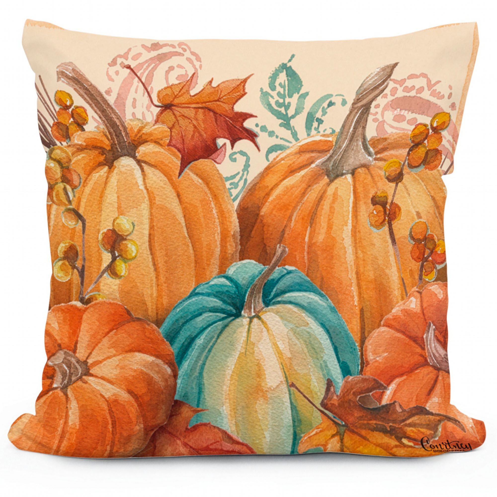 Pumpkin Patch Accent Pillow Multi Earth