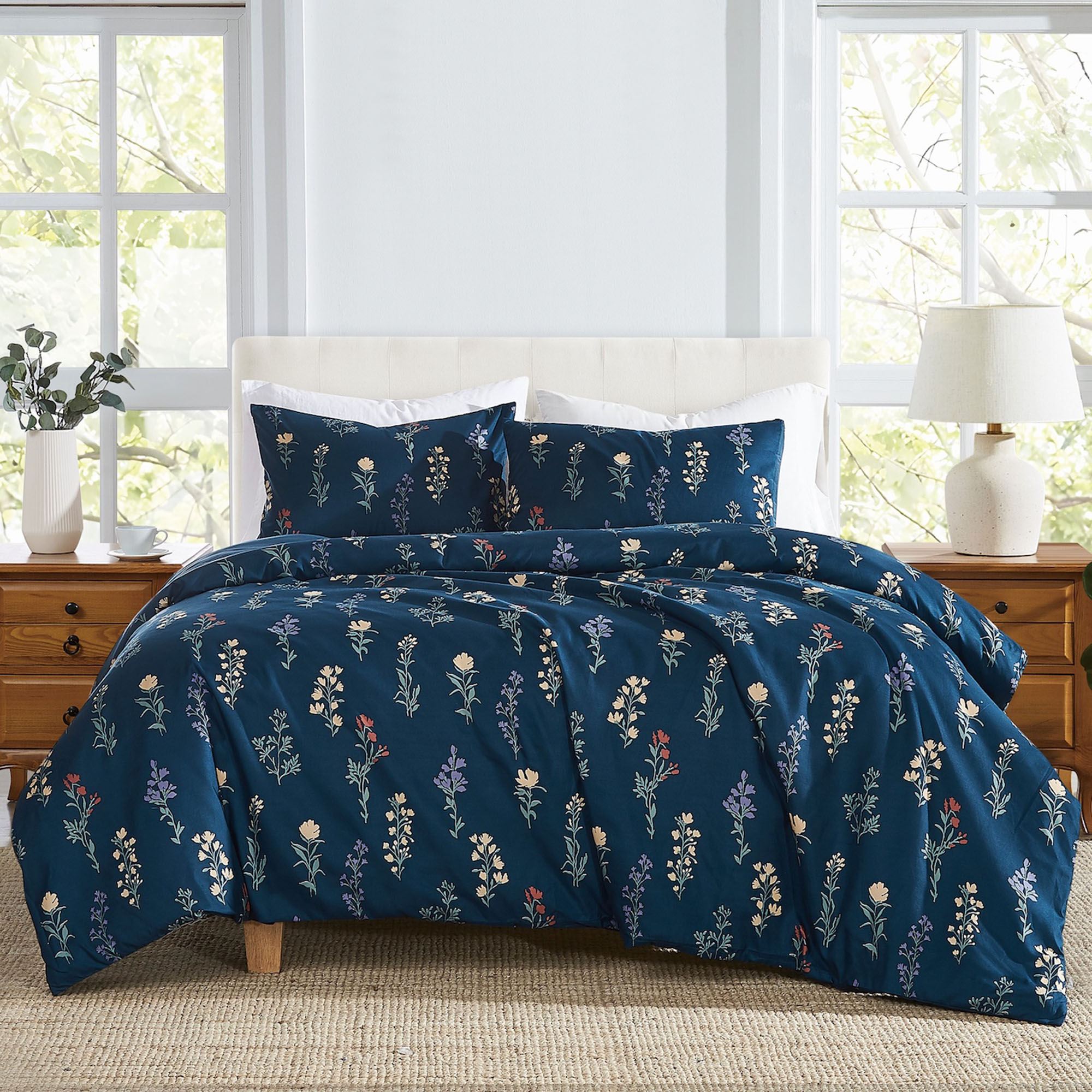 Avery Mini Comforter Set Blue