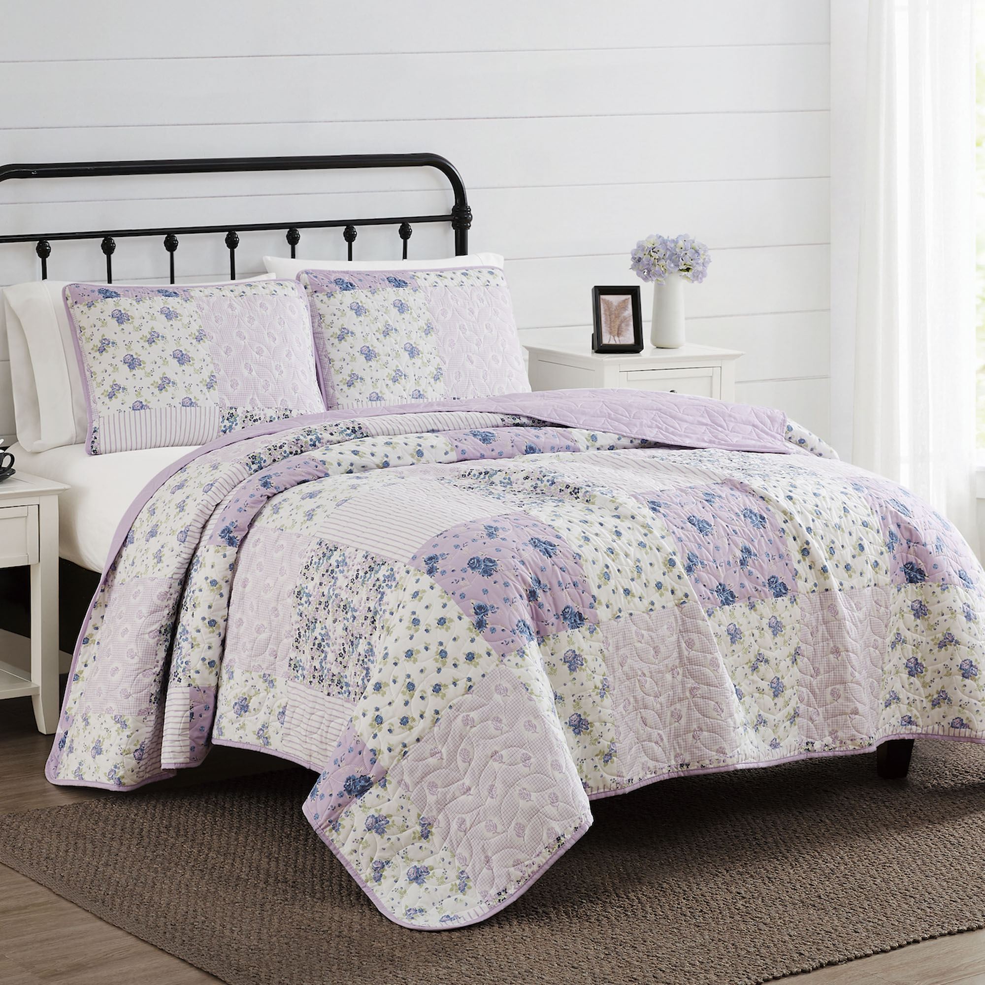 Elissa Mini Quilt Set Lavender