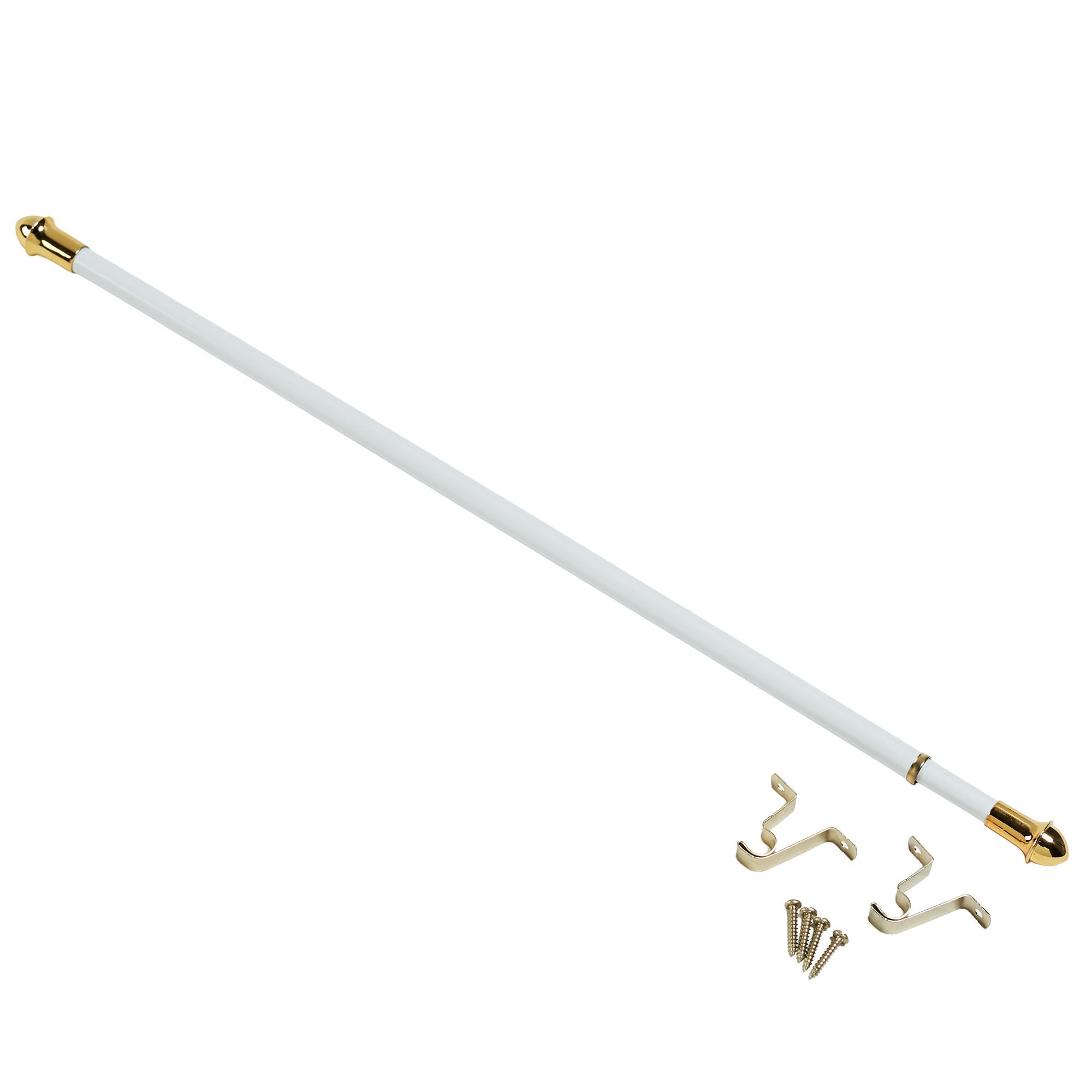 Fantasia Cafe Curtain Rod Set