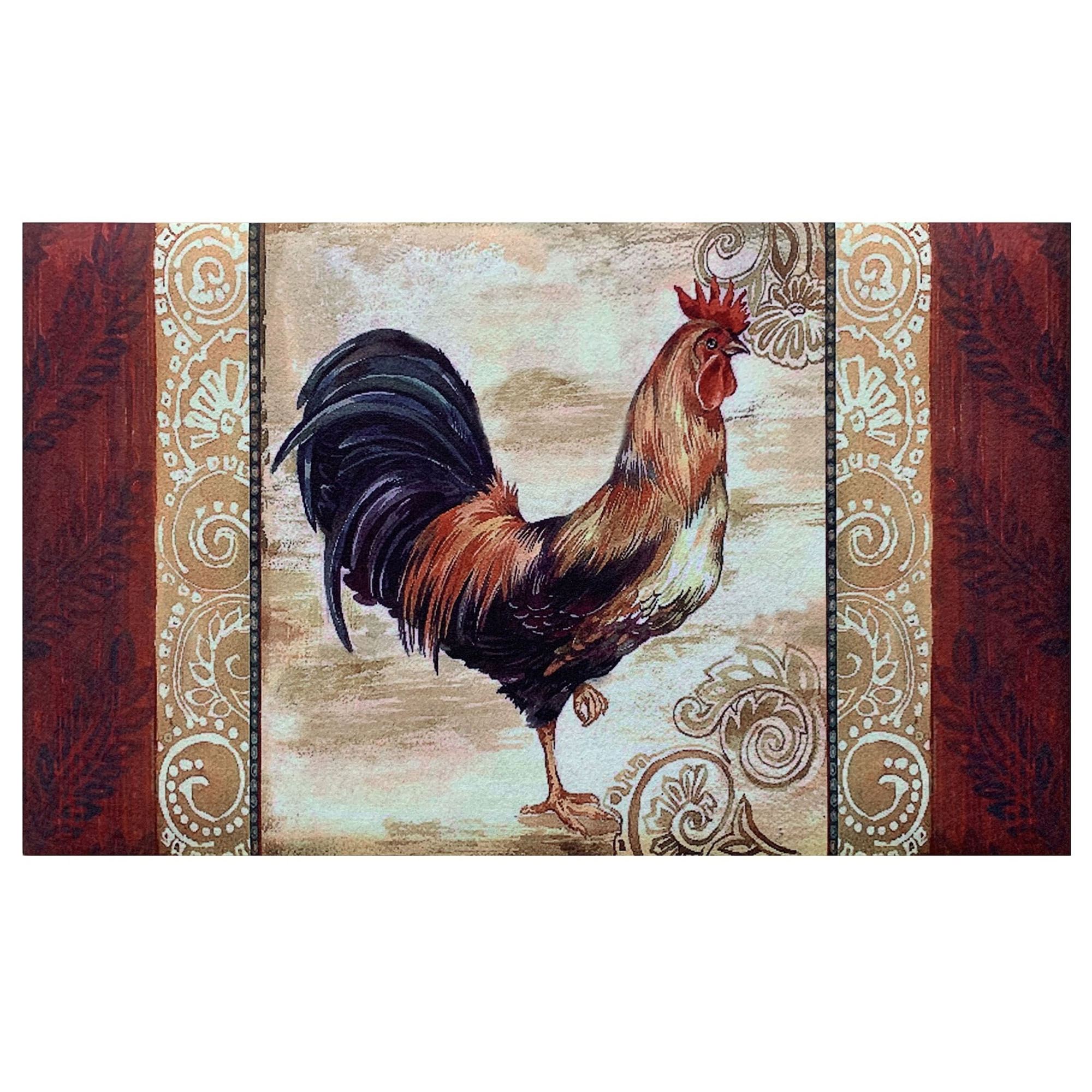 Morning Call Rubber Doormat Multi Warm 30 x 18