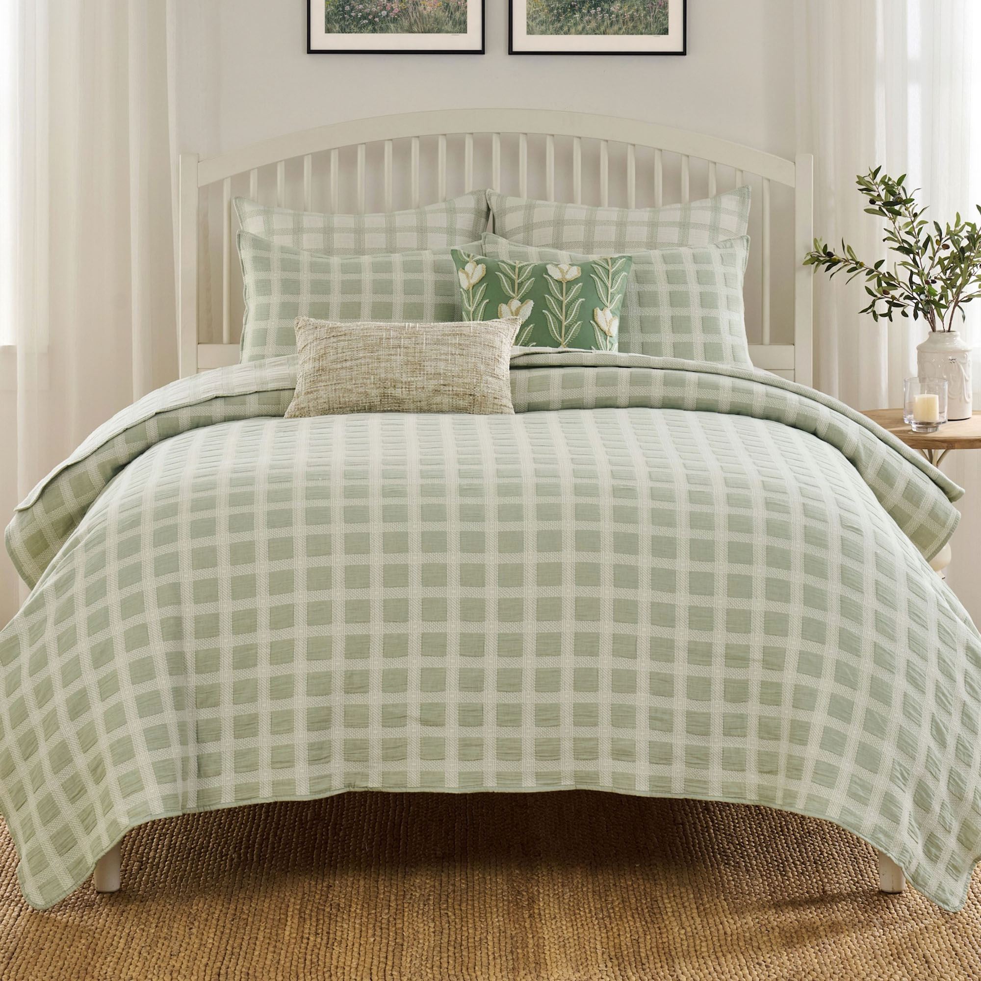 Millhouse Mini Coverlet Set Sage