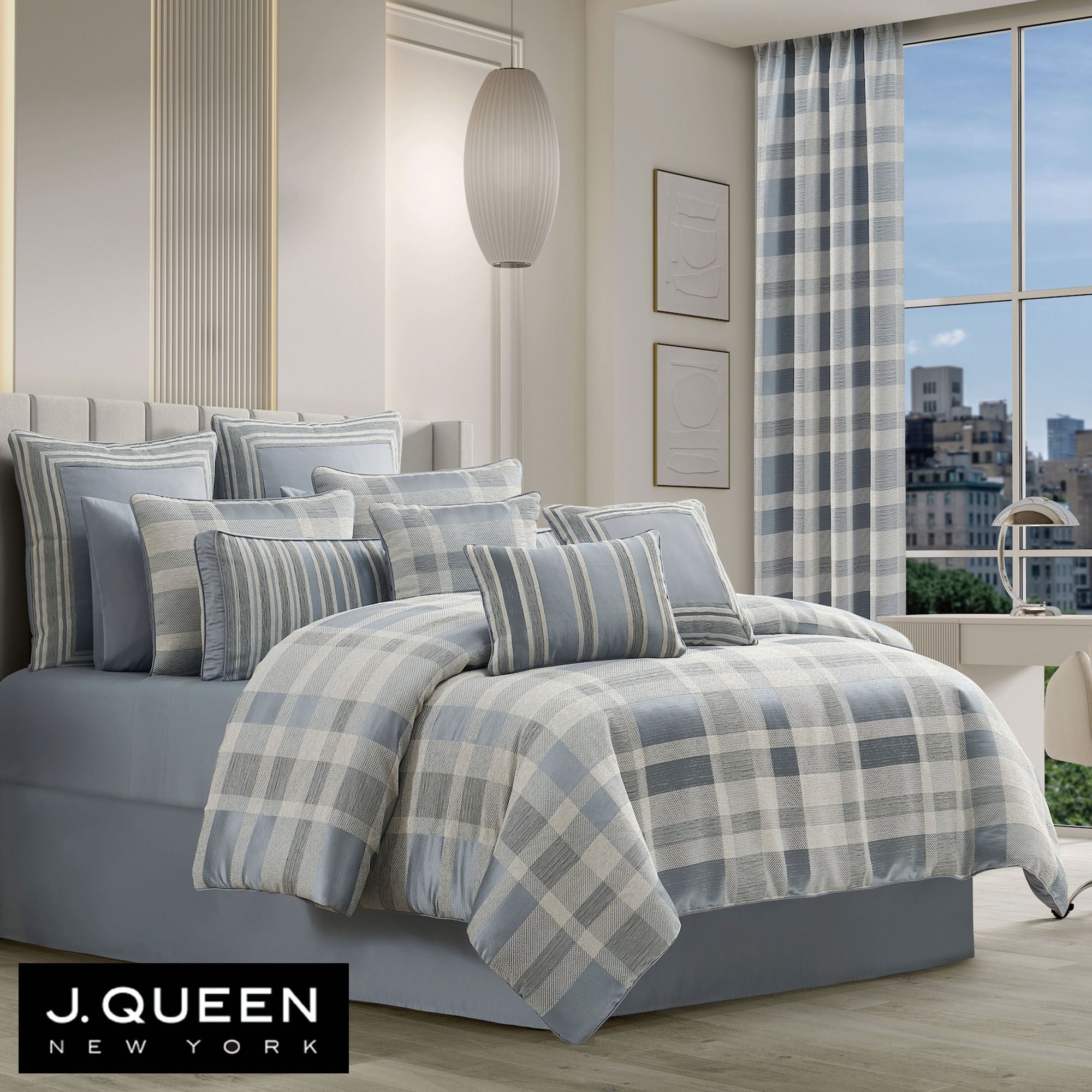 Rocco Comforter Set Blue