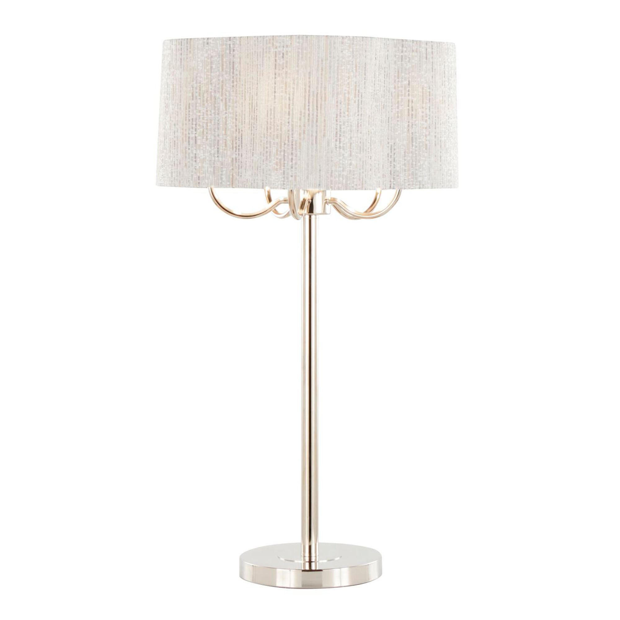 Lilly Table Lamp Polished Nickel