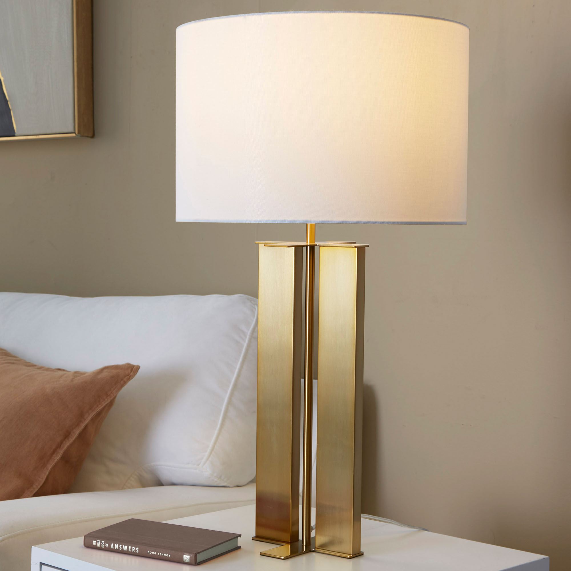 Cosmo Table Lamp Antique Brass