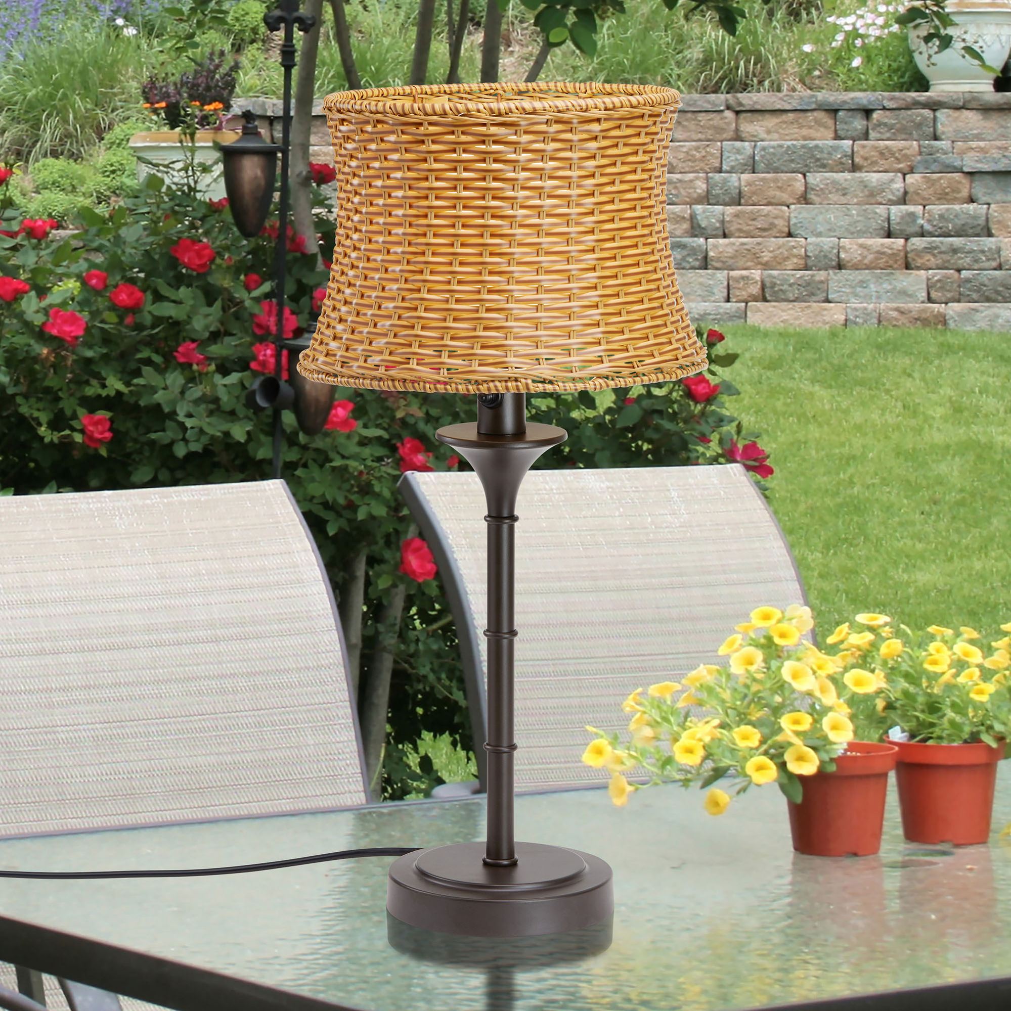 Taylor Basket Weave Table Lamp Oil Rubbed Bronze