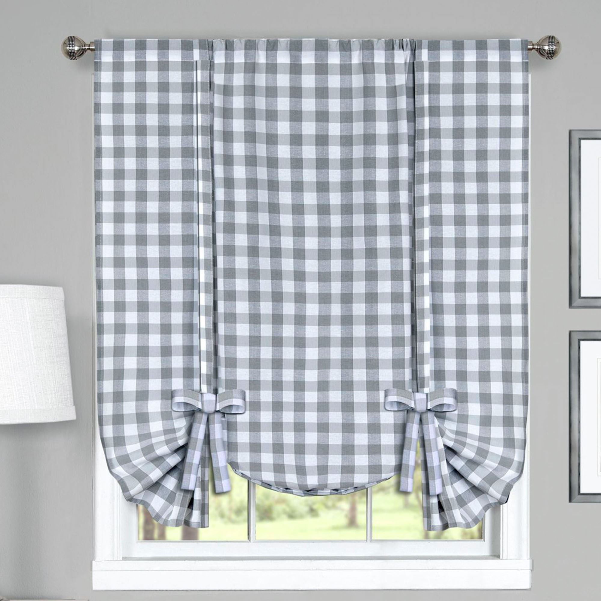 Buffalo Check Window Treatment
